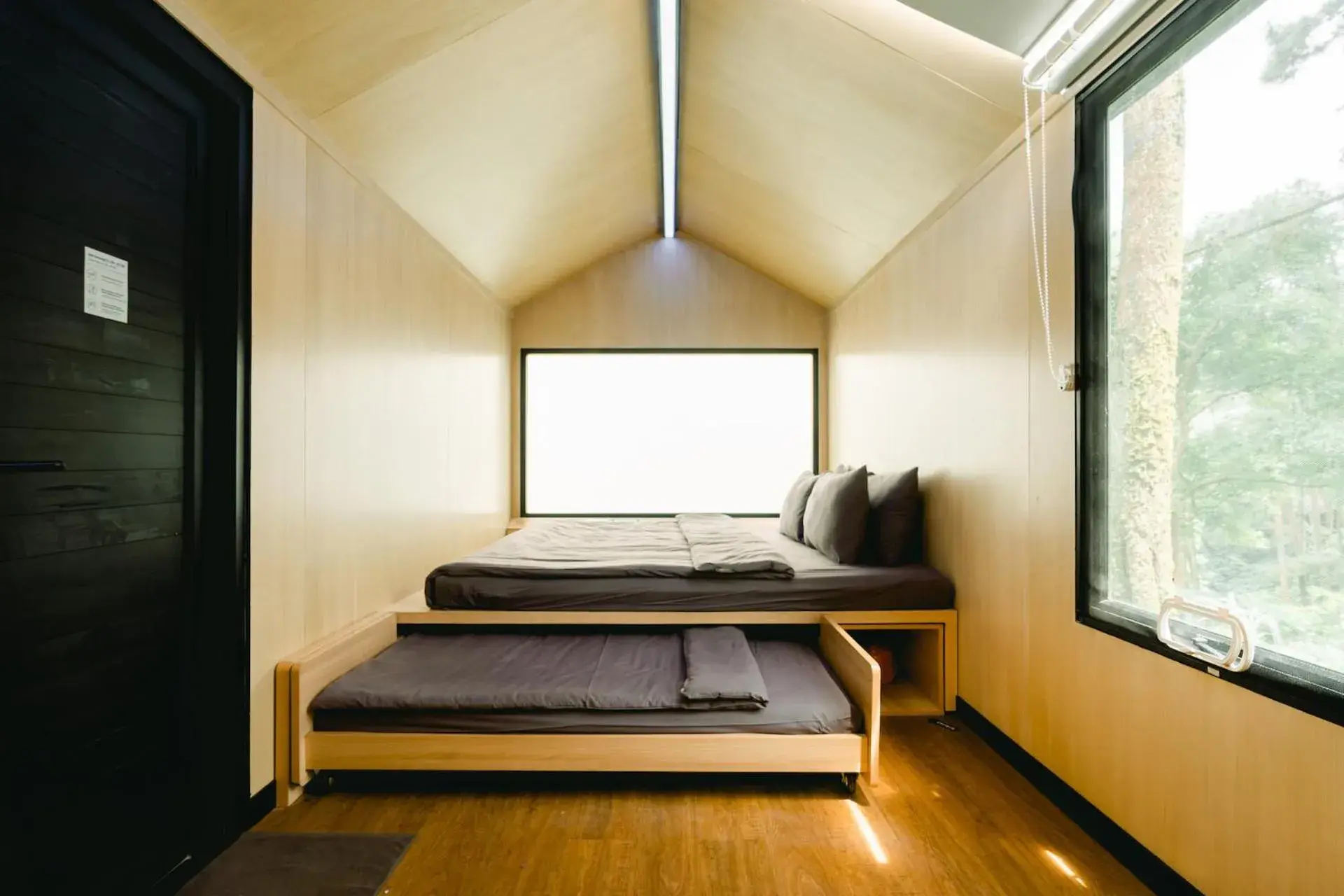 Bed in Bobocabin Gunung Rinjani, Lombok Bed in Bobocabin Gunung Rinjani, Lombok