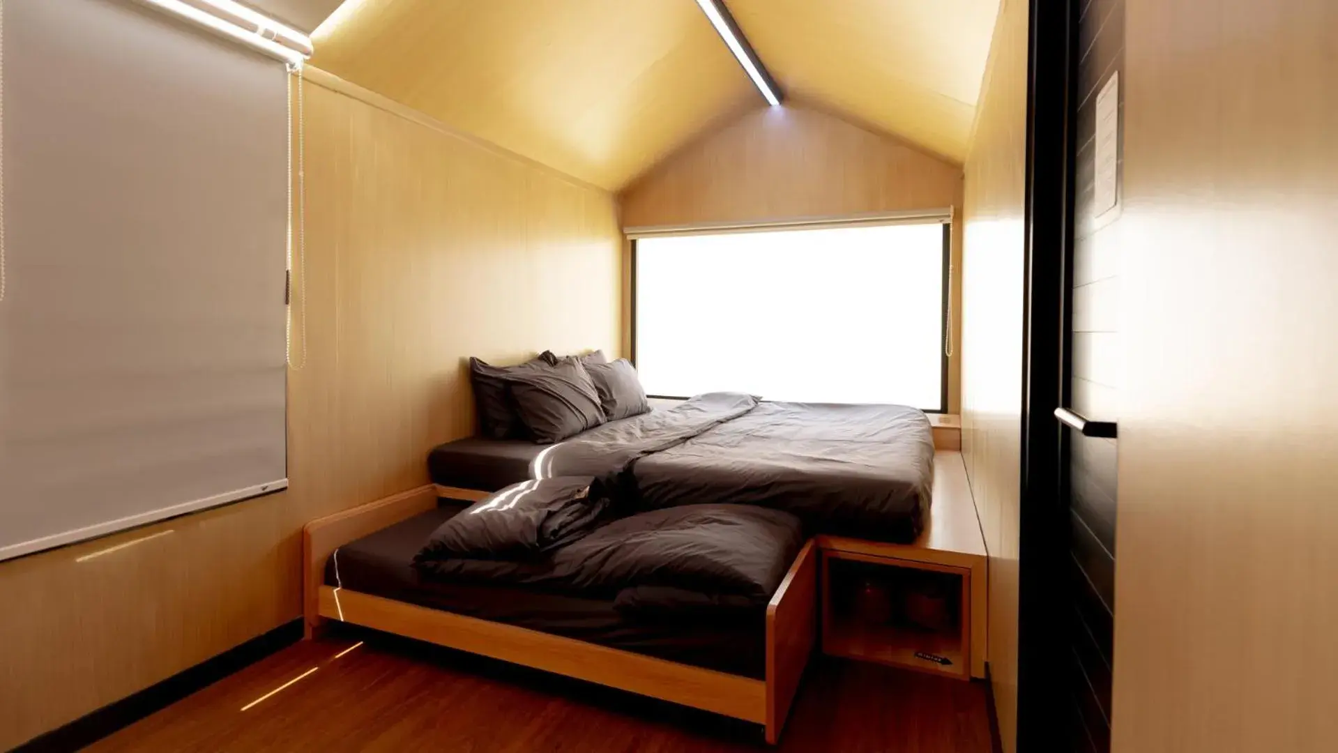 Bed in Bobocabin Gunung Rinjani, Lombok Bed in Bobocabin Gunung Rinjani, Lombok