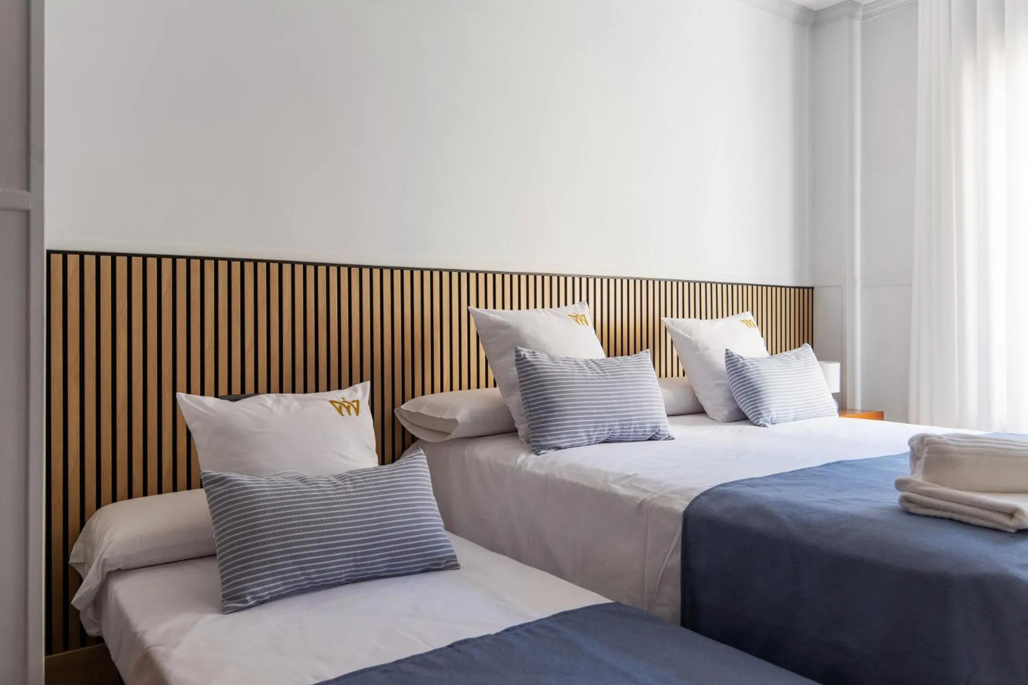 Bed in Hotel Reina Mora