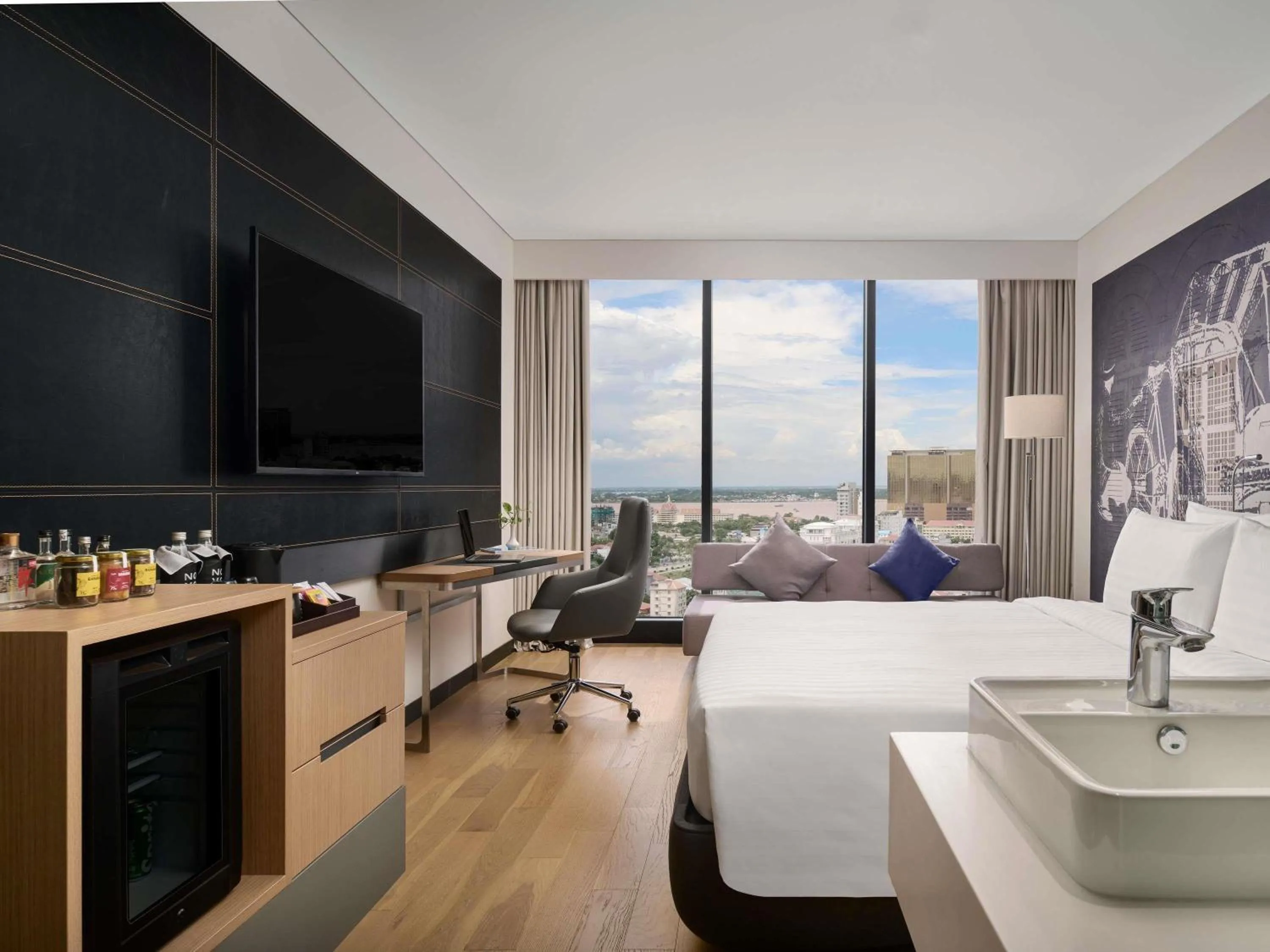 Bedroom in Novotel Phnom Penh BKK 1