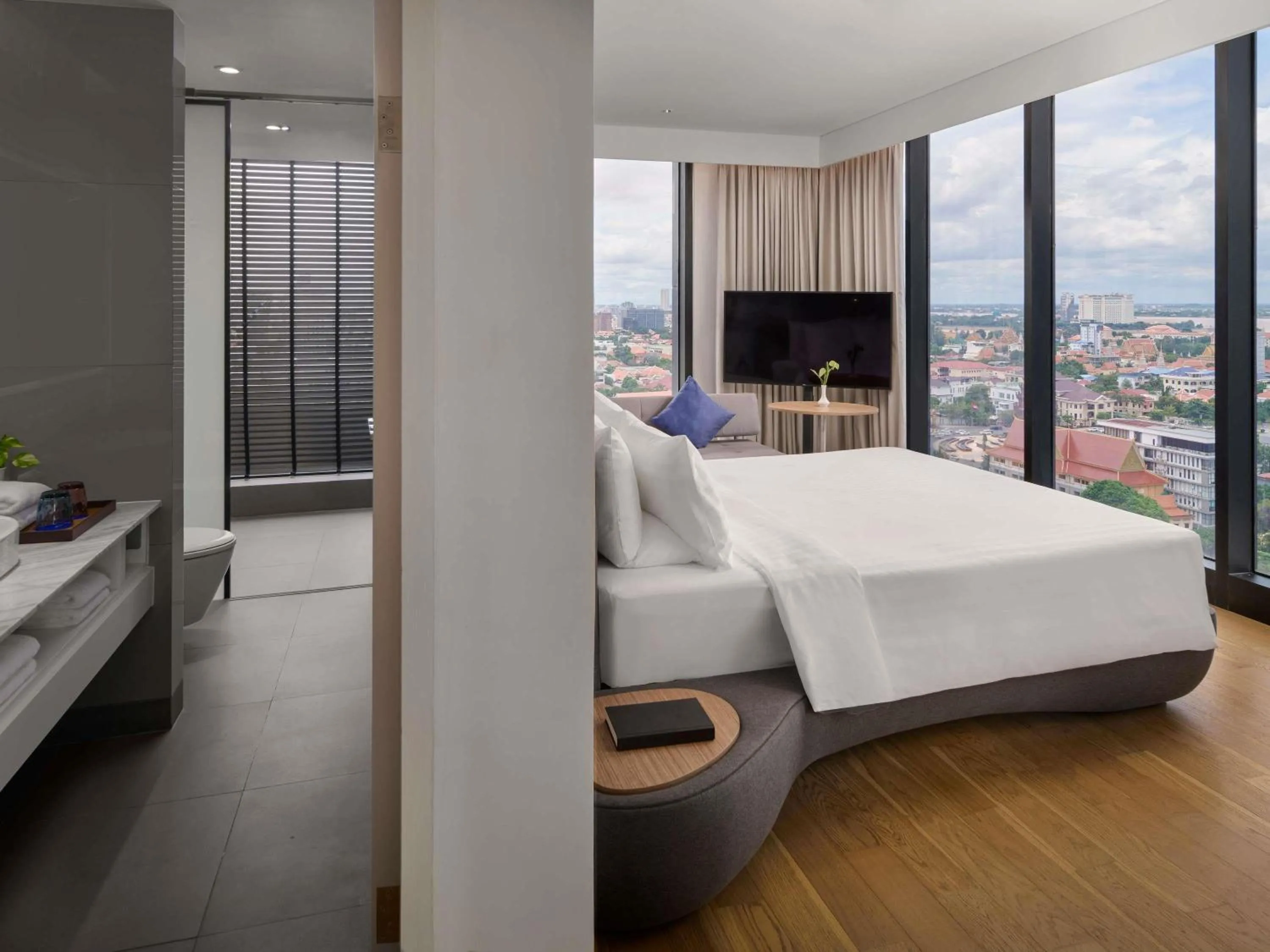 Bedroom, Bed in Novotel Phnom Penh BKK 1