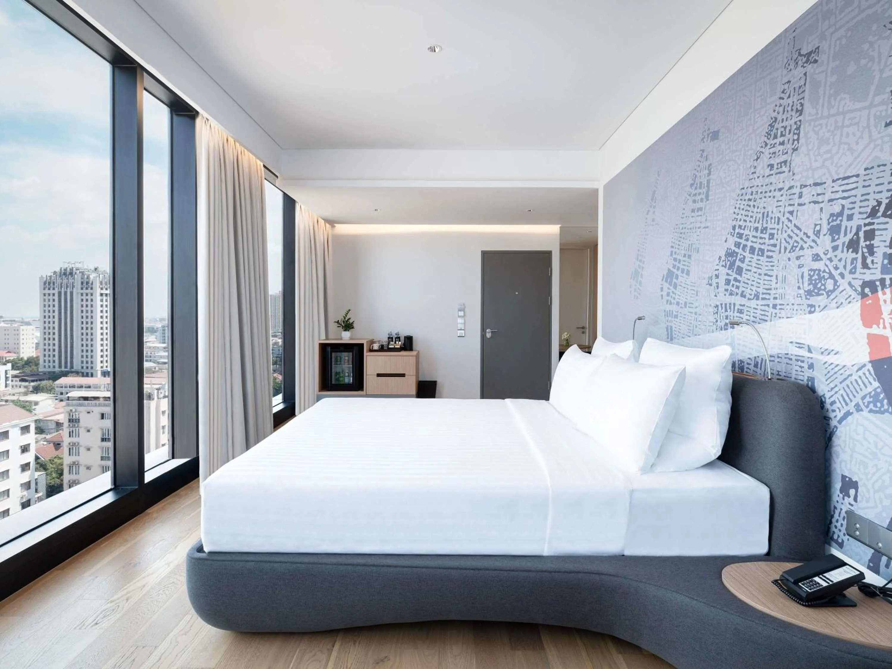 Bedroom, Bed in Novotel Phnom Penh BKK 1