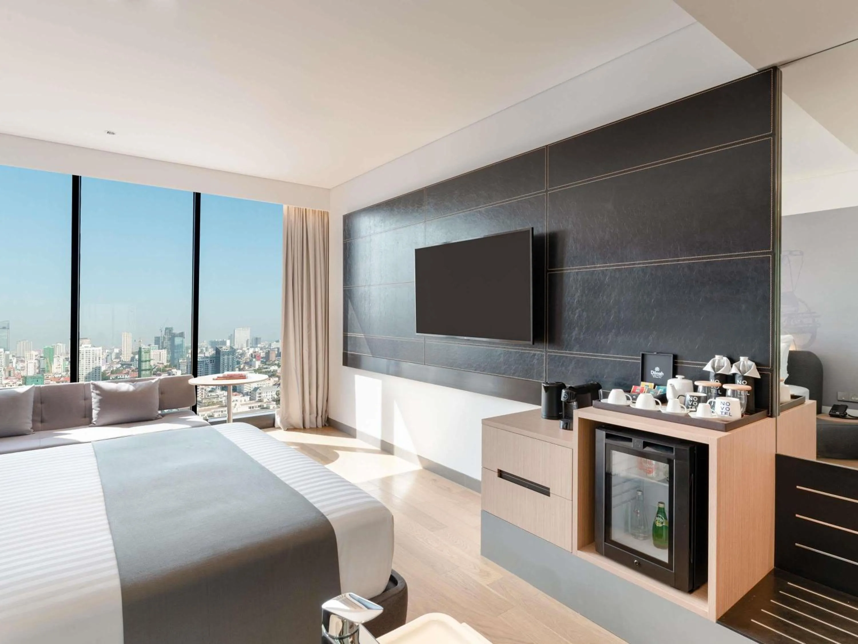 Bedroom, Bed in Novotel Phnom Penh BKK 1