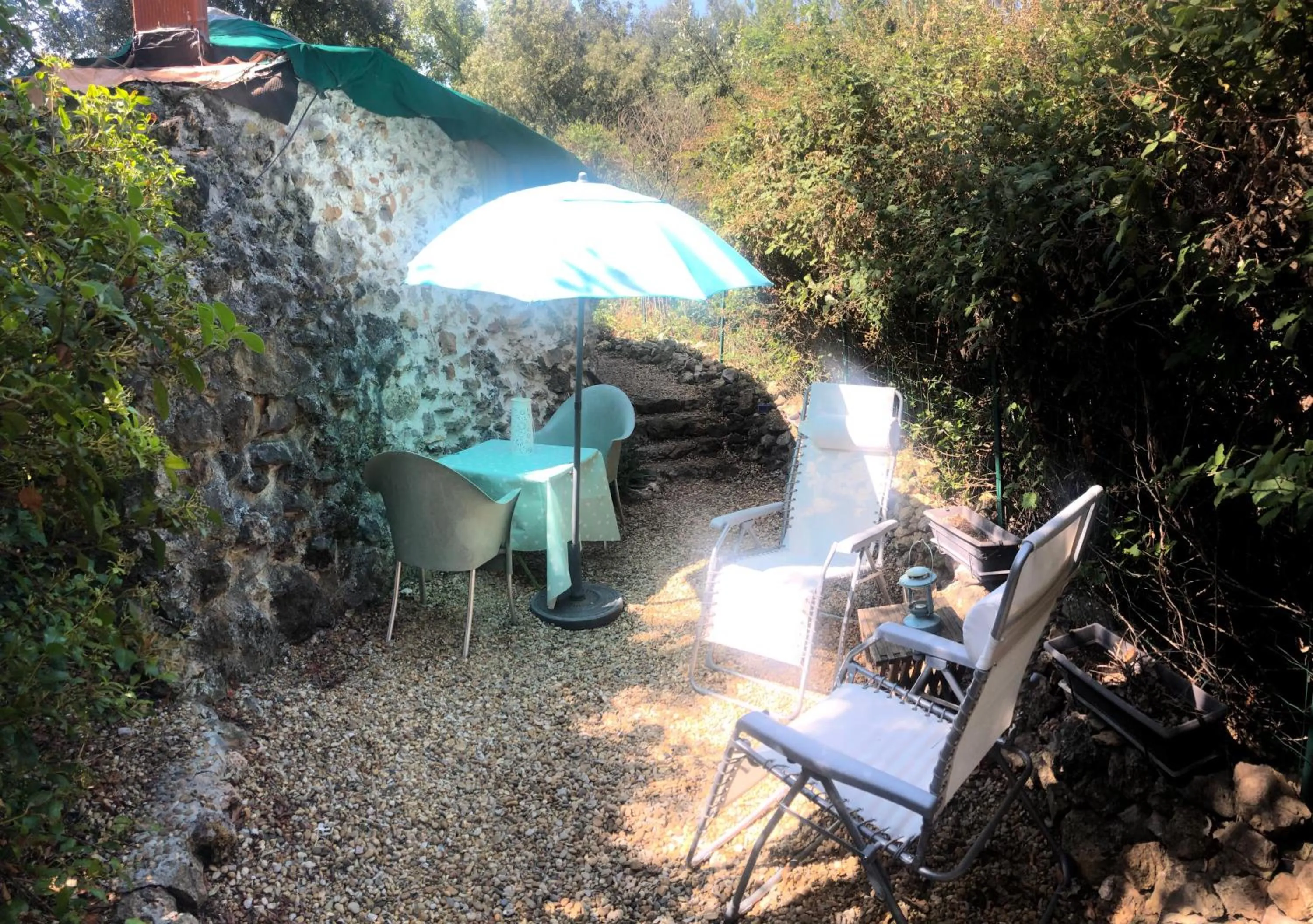 Patio in Ecolodges en Provence