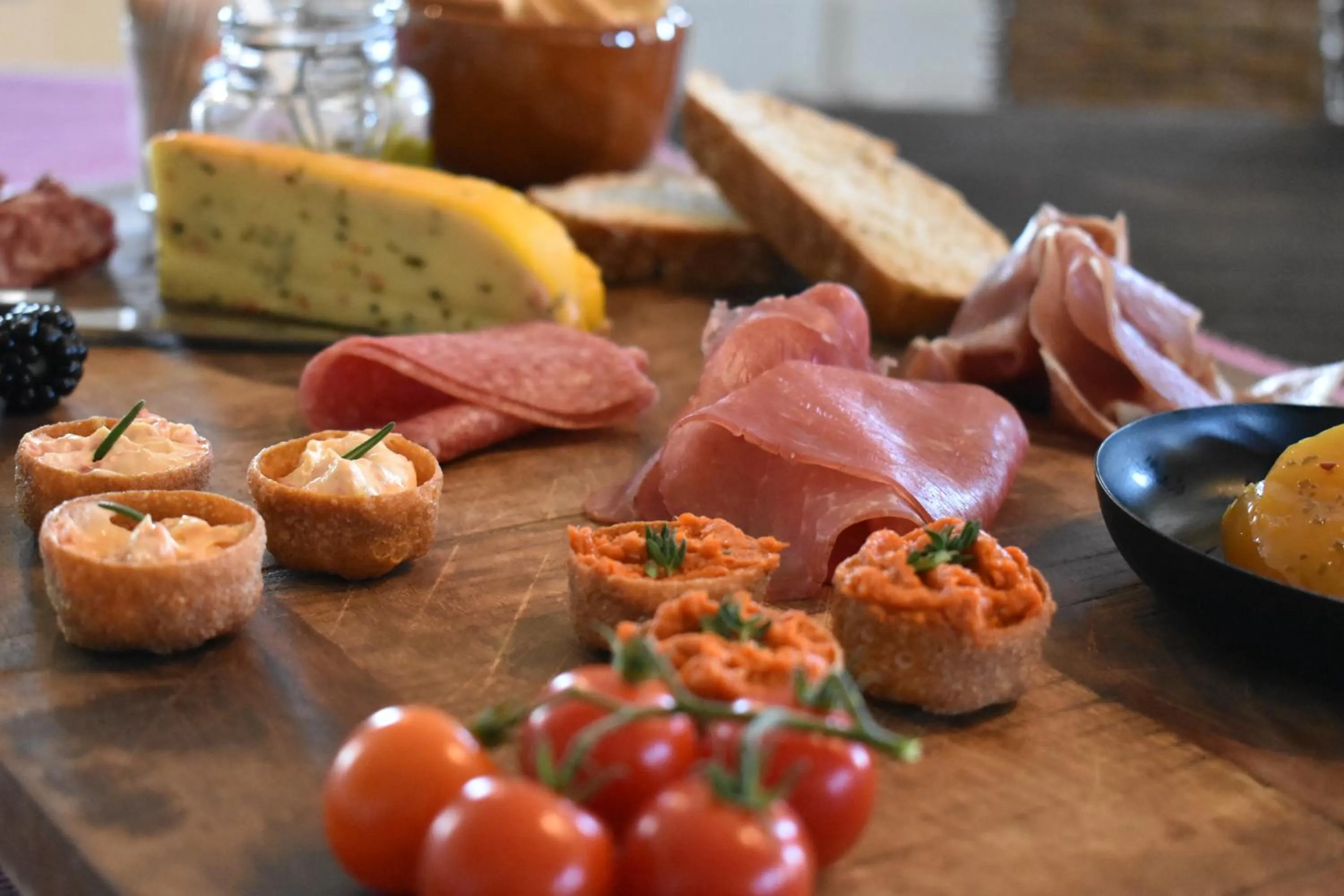 Food close-up in B&B/Boertel de Meander