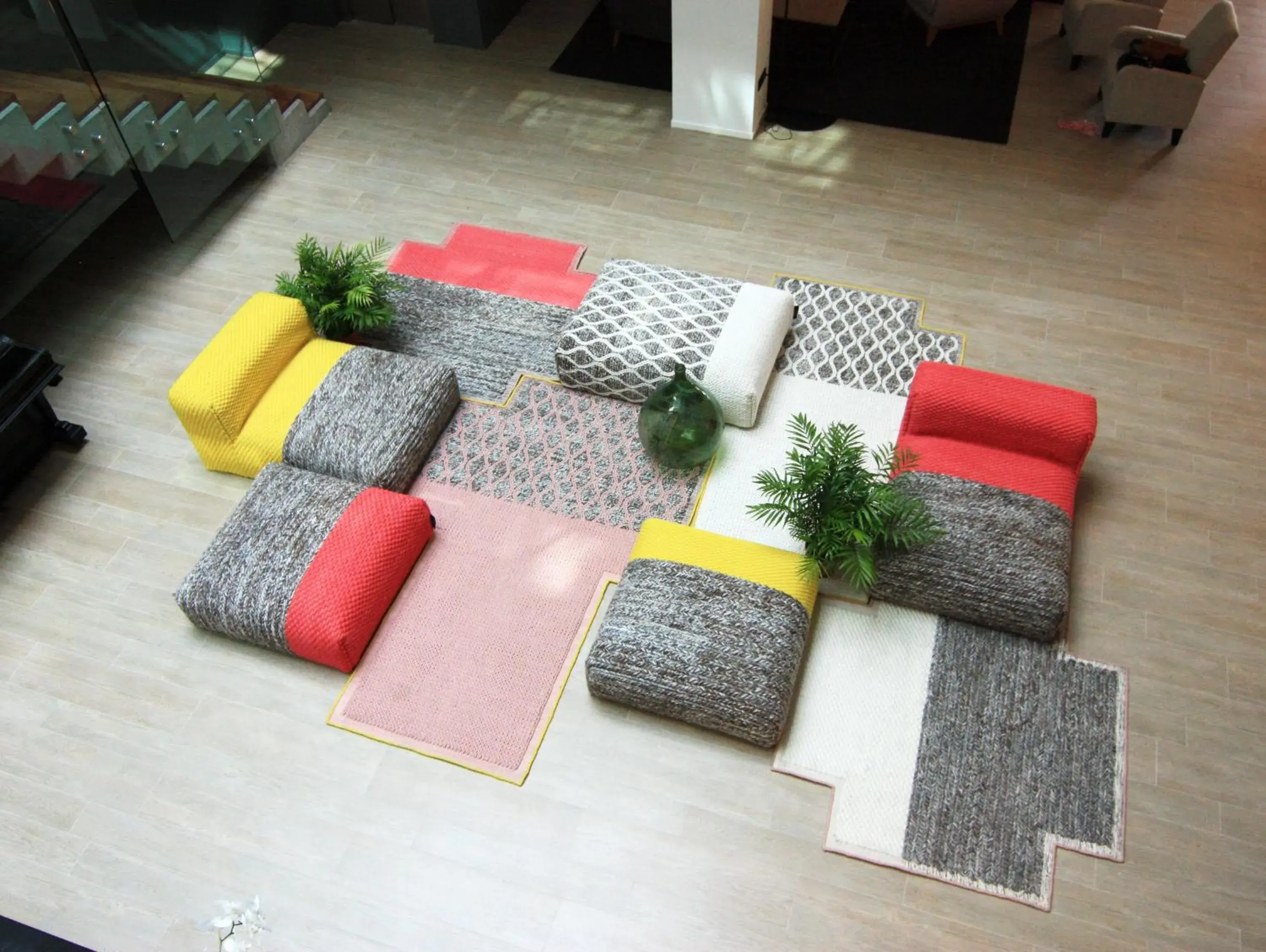 Lobby or reception in Hotel Raval de la Mar Lobby or reception in Hotel Raval de la Mar