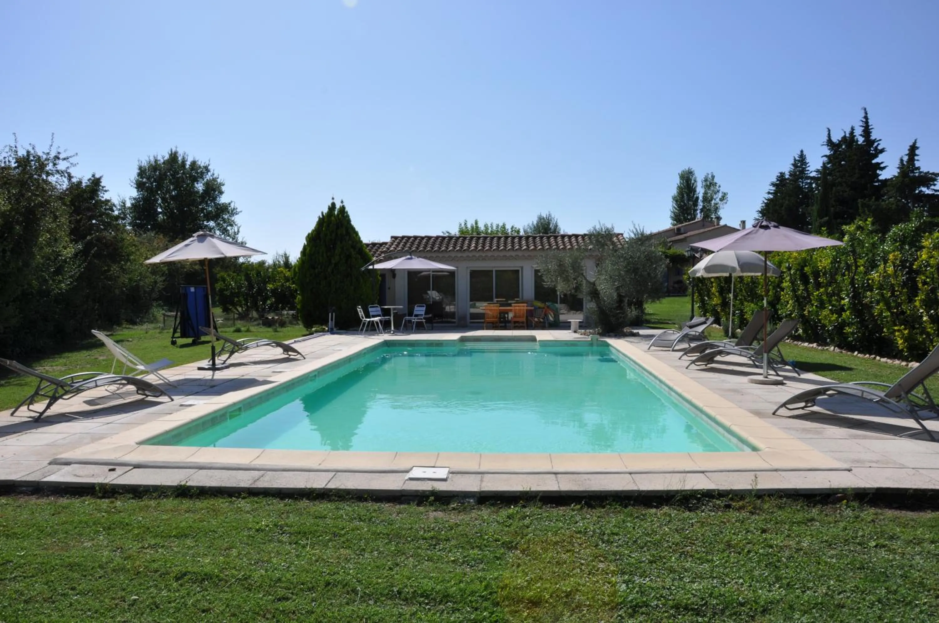 Swimming pool in Mas Clement - Chambre et table d'hôtes