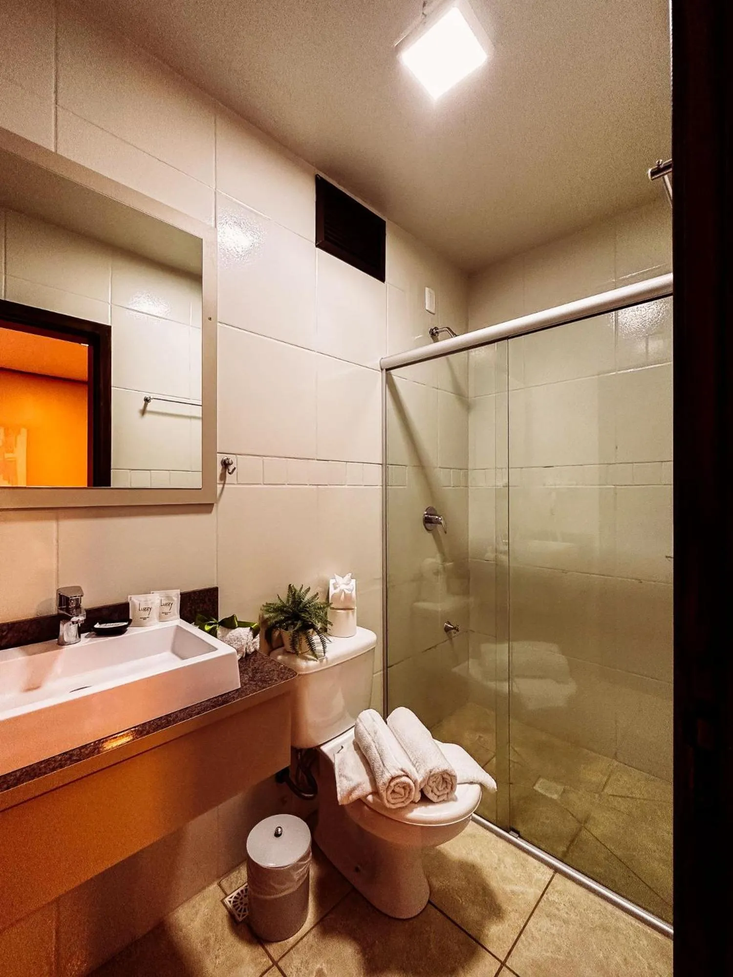 Bathroom in Luzzy Hotel