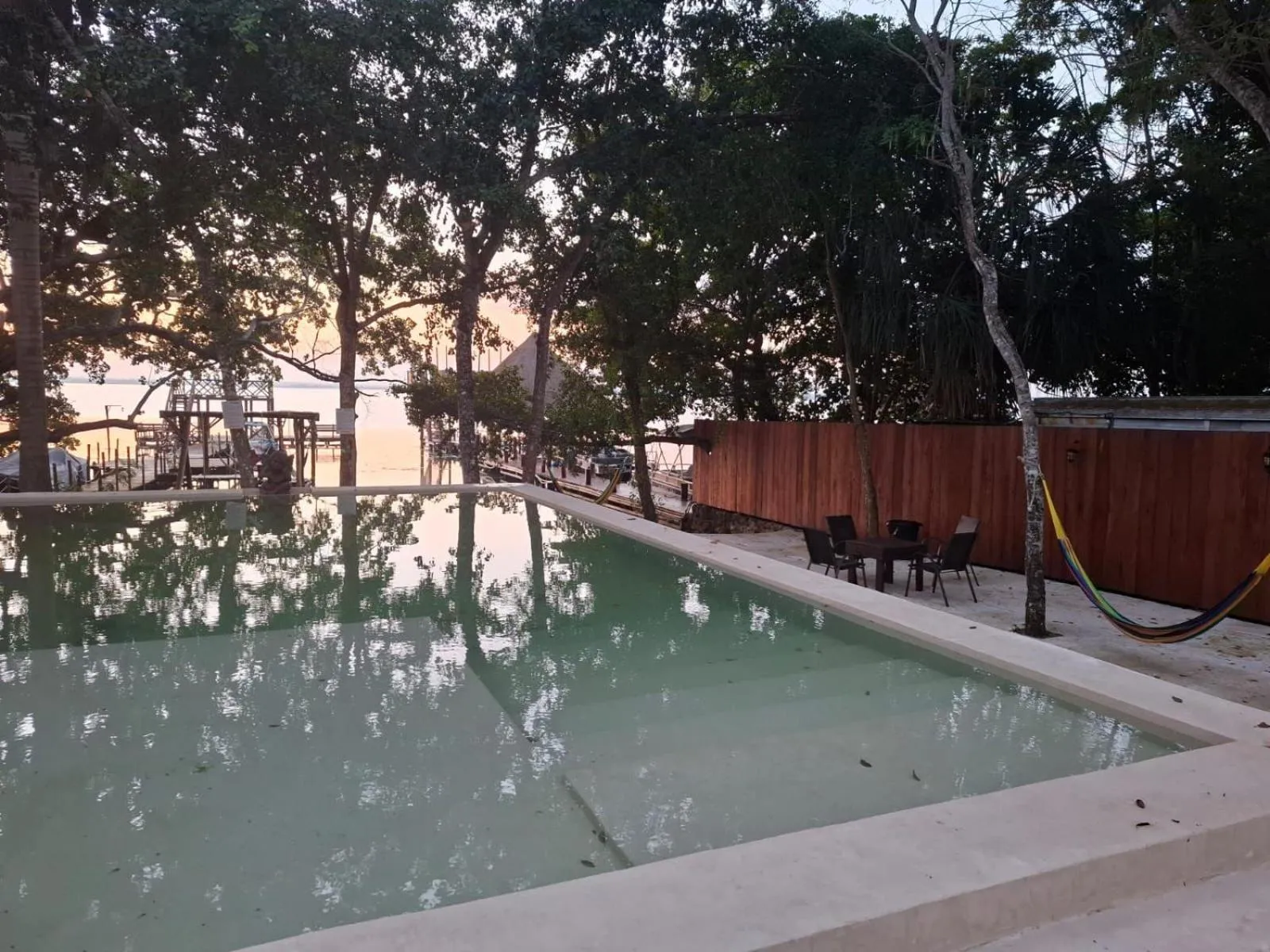 Pool view in Hotel Casa Del Angel