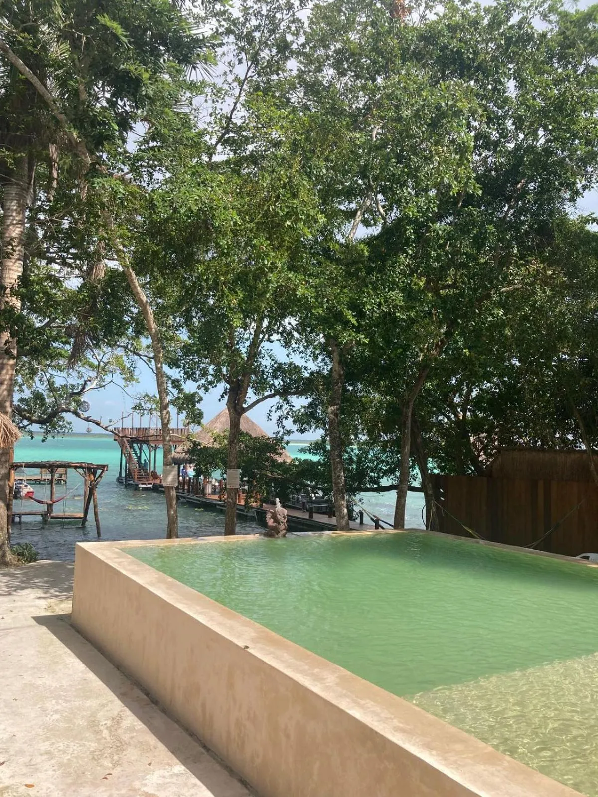 Swimming pool in Hotel Casa Del Angel