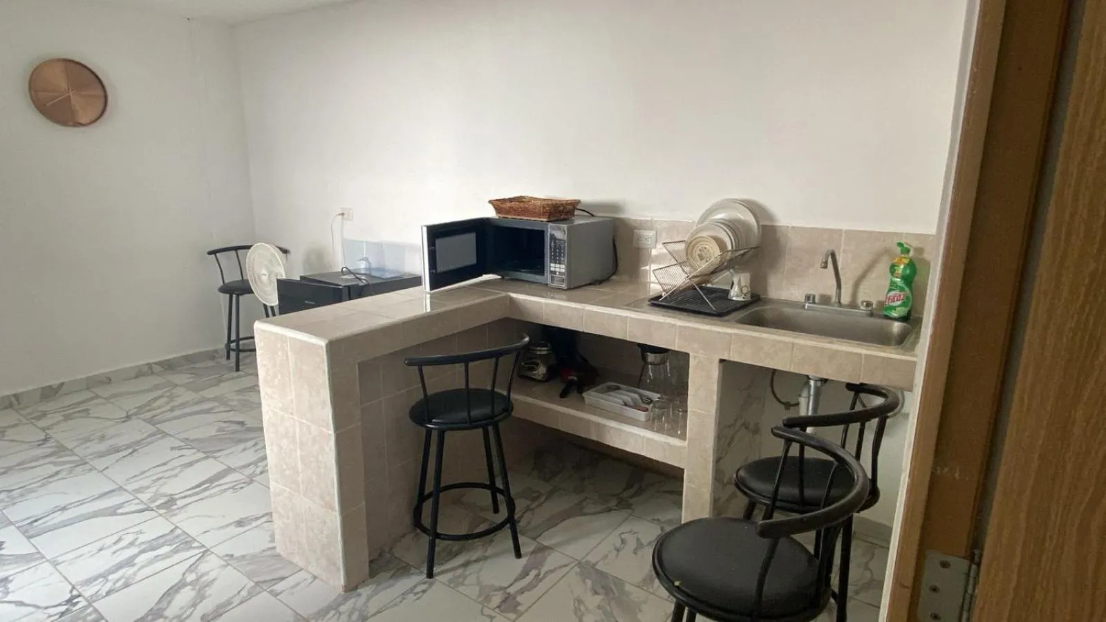 Kitchen or kitchenette in Hotel Casa Del Angel