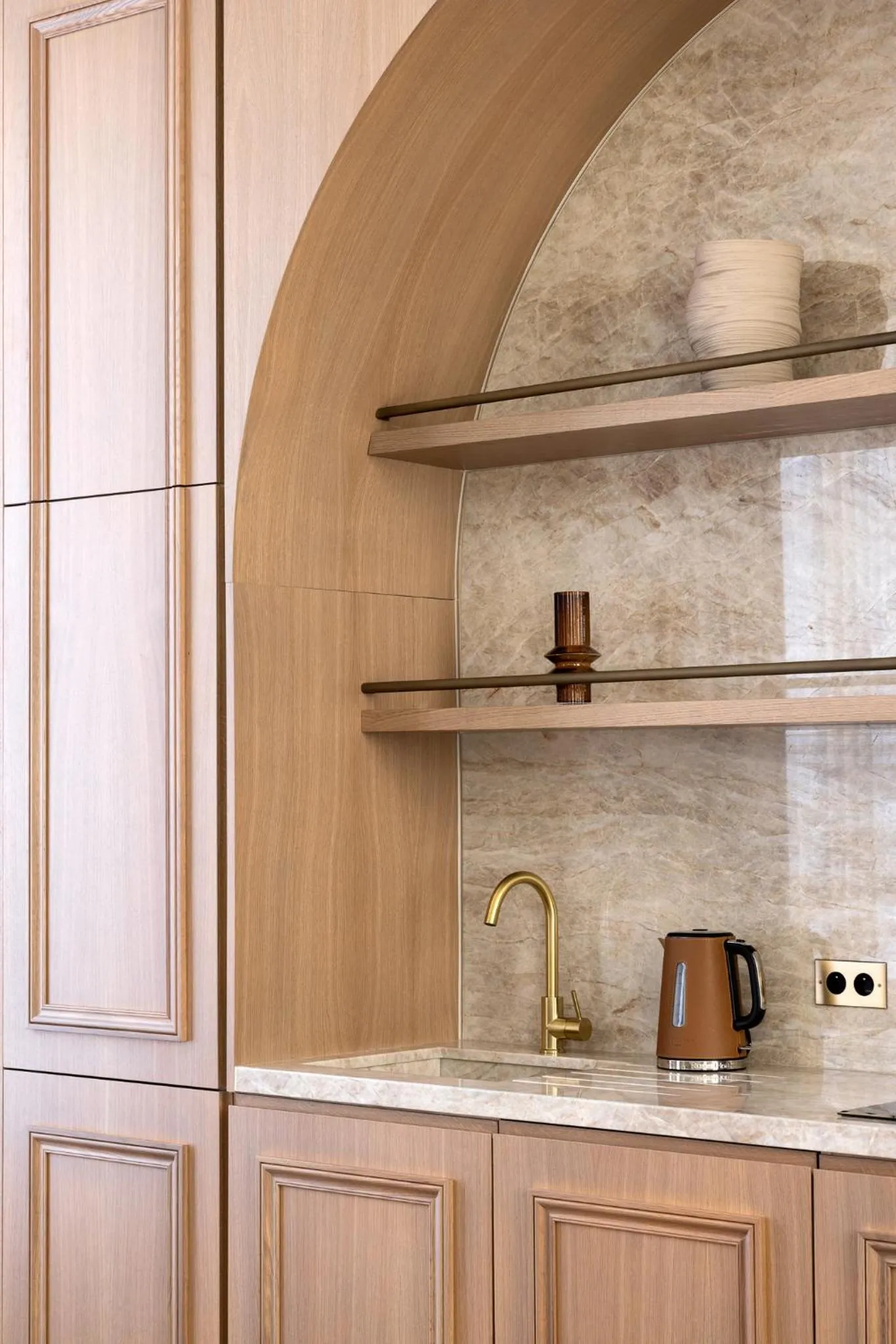 Kitchen or kitchenette in HIGHSTAY - Luxury Serviced Apartments - Le Marais