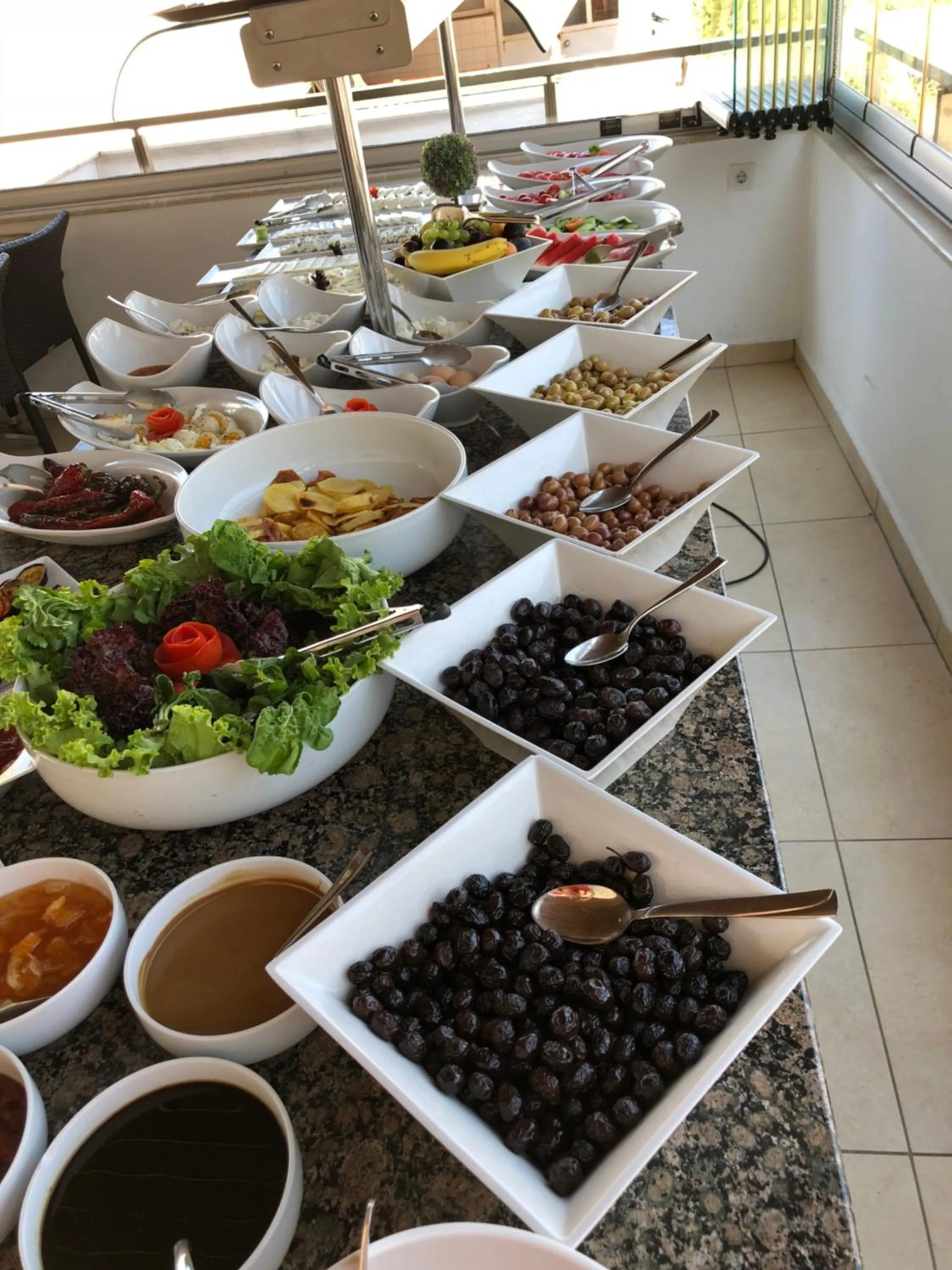 Buffet breakfast in Hermes Hotel