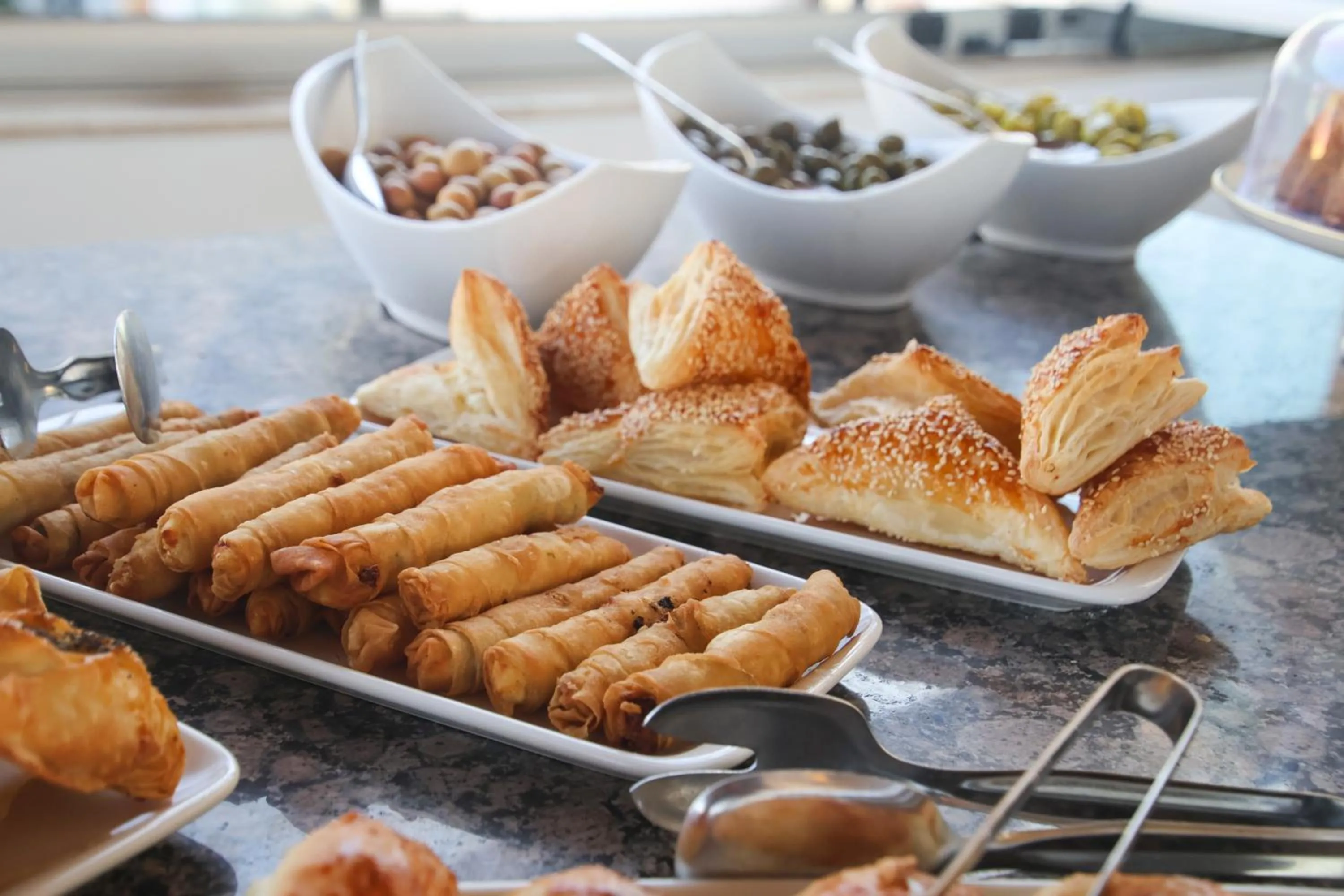 Buffet breakfast in Hermes Hotel