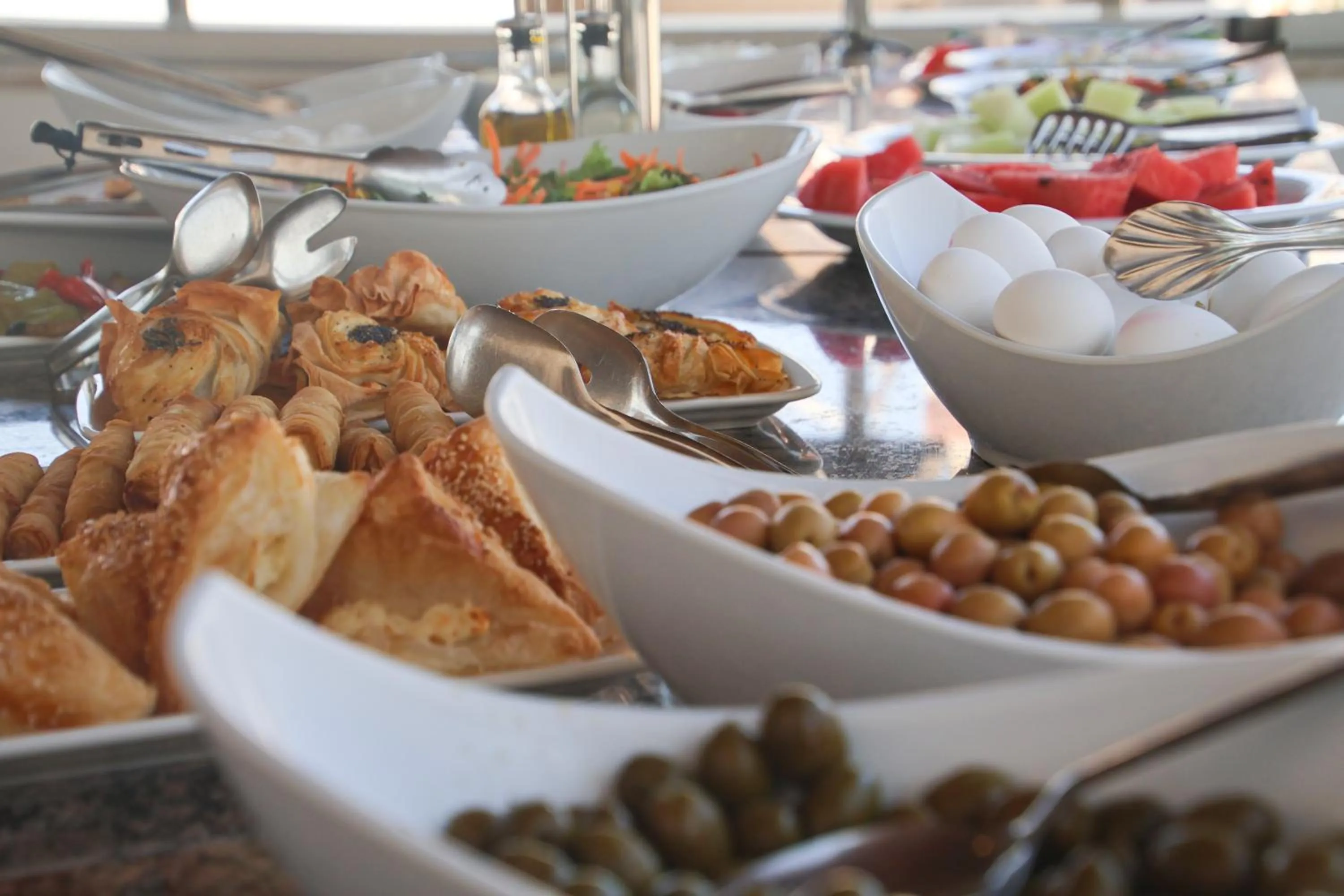 Buffet breakfast in Hermes Hotel