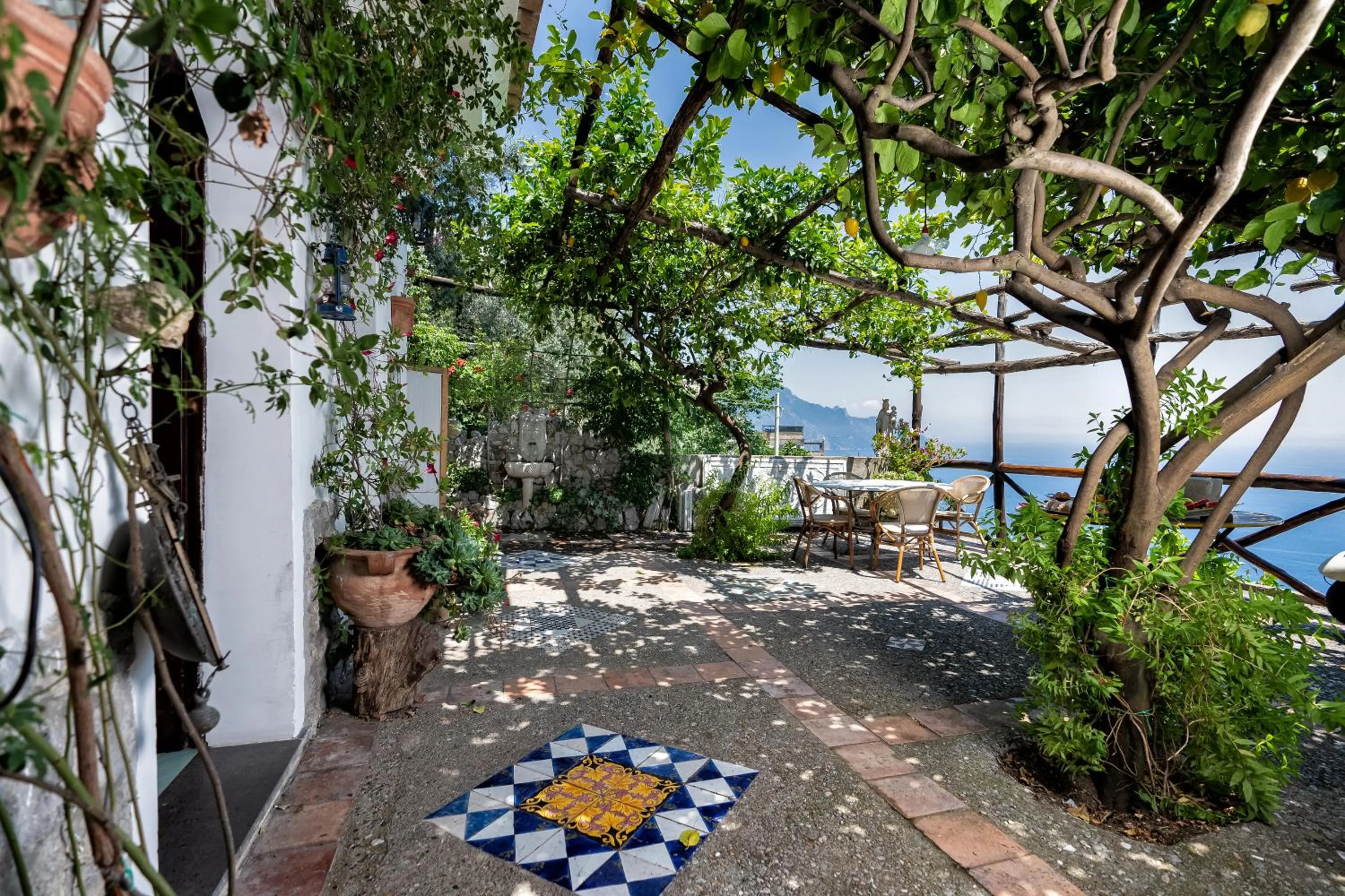 Patio in B&B Ercole di Amalfi