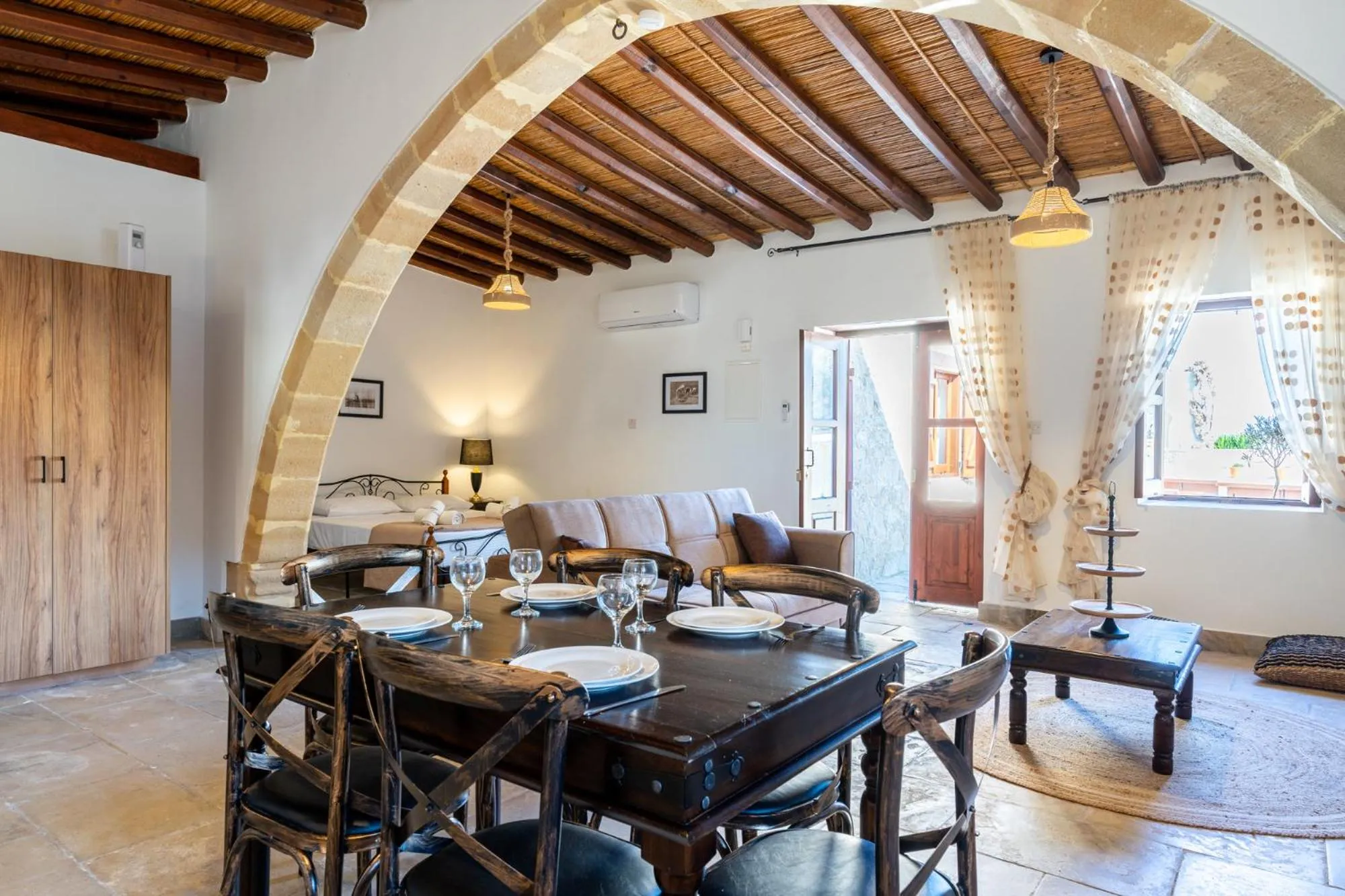 Seating area in Stone Court Boutique Studios