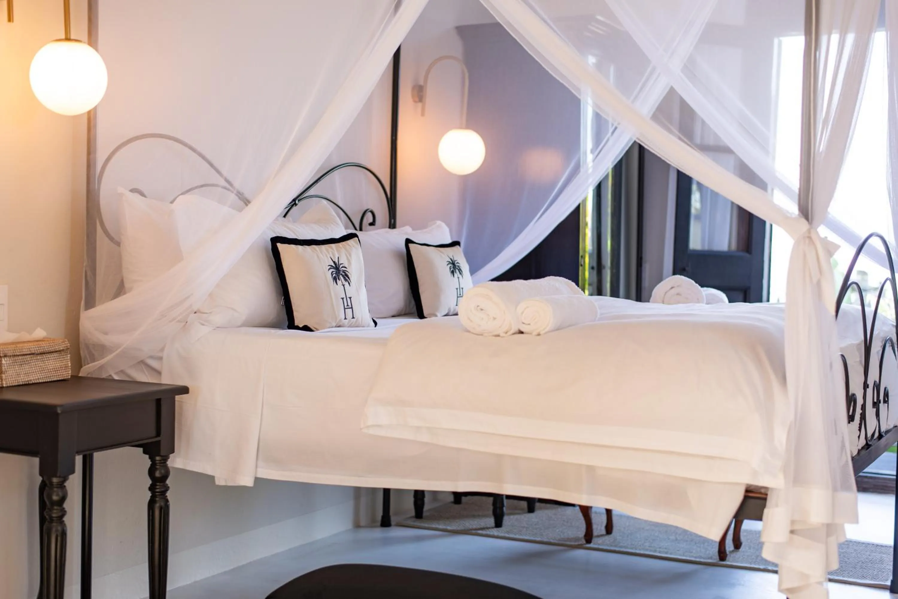 Bed in The Ivory Haus