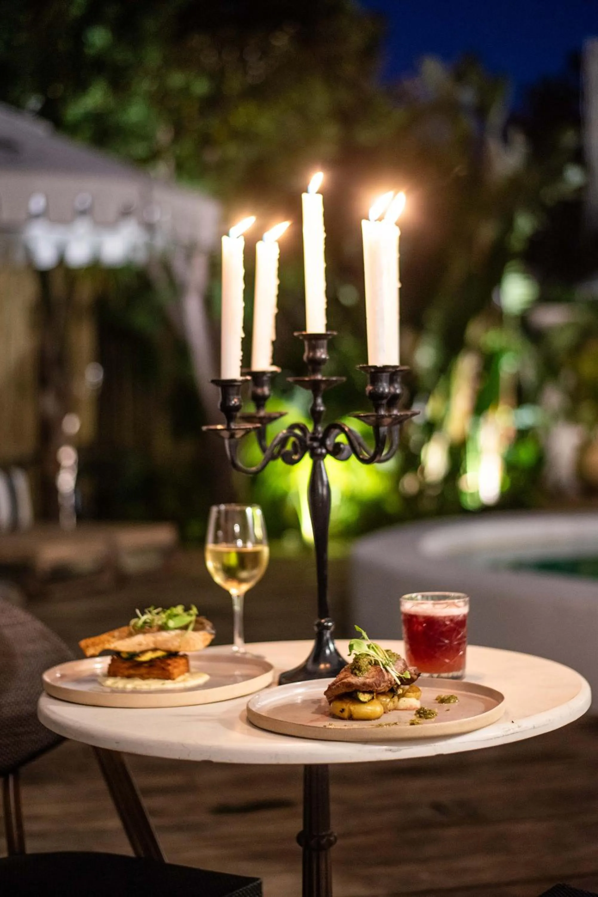 Patio in The Ivory Haus