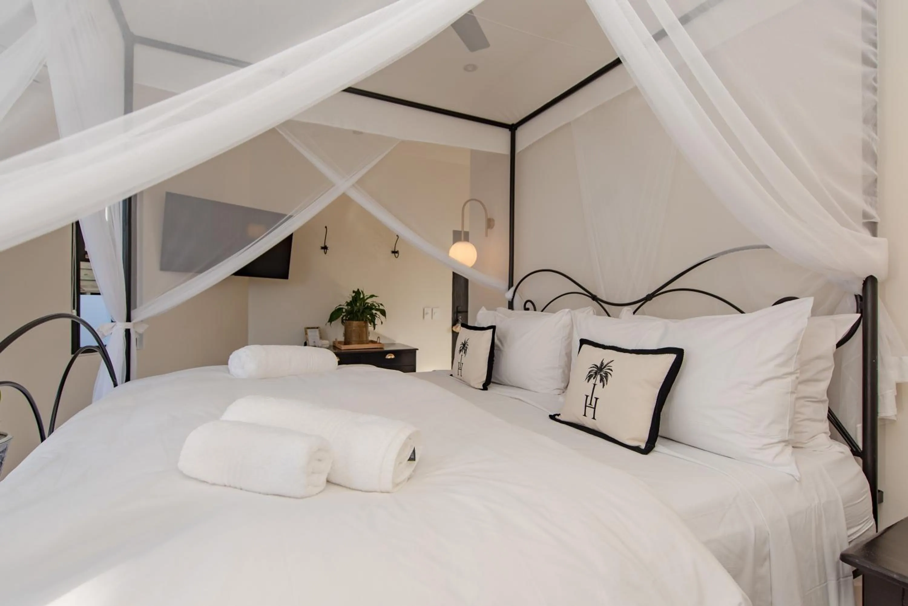 Bed in The Ivory Haus