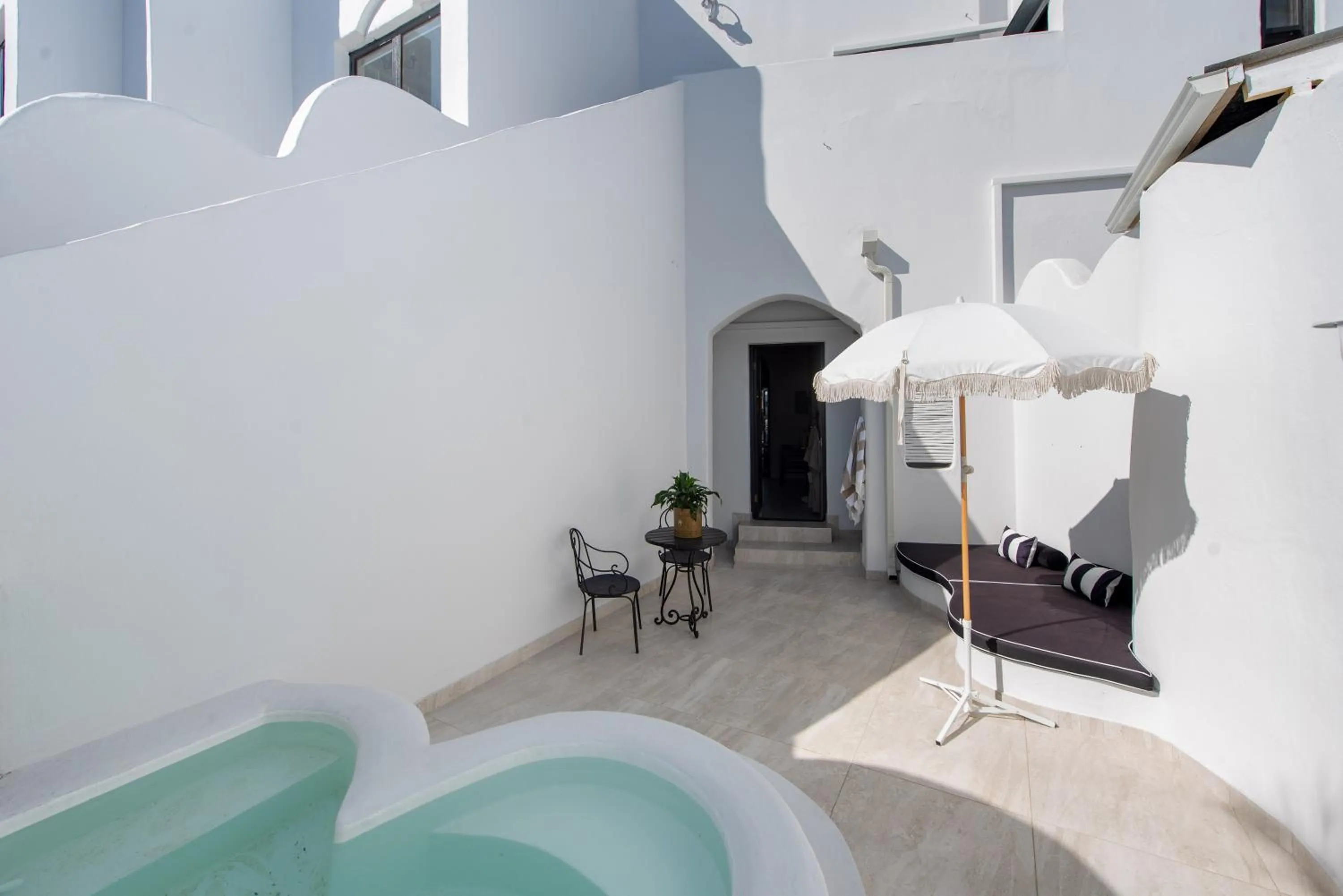 Patio in The Ivory Haus