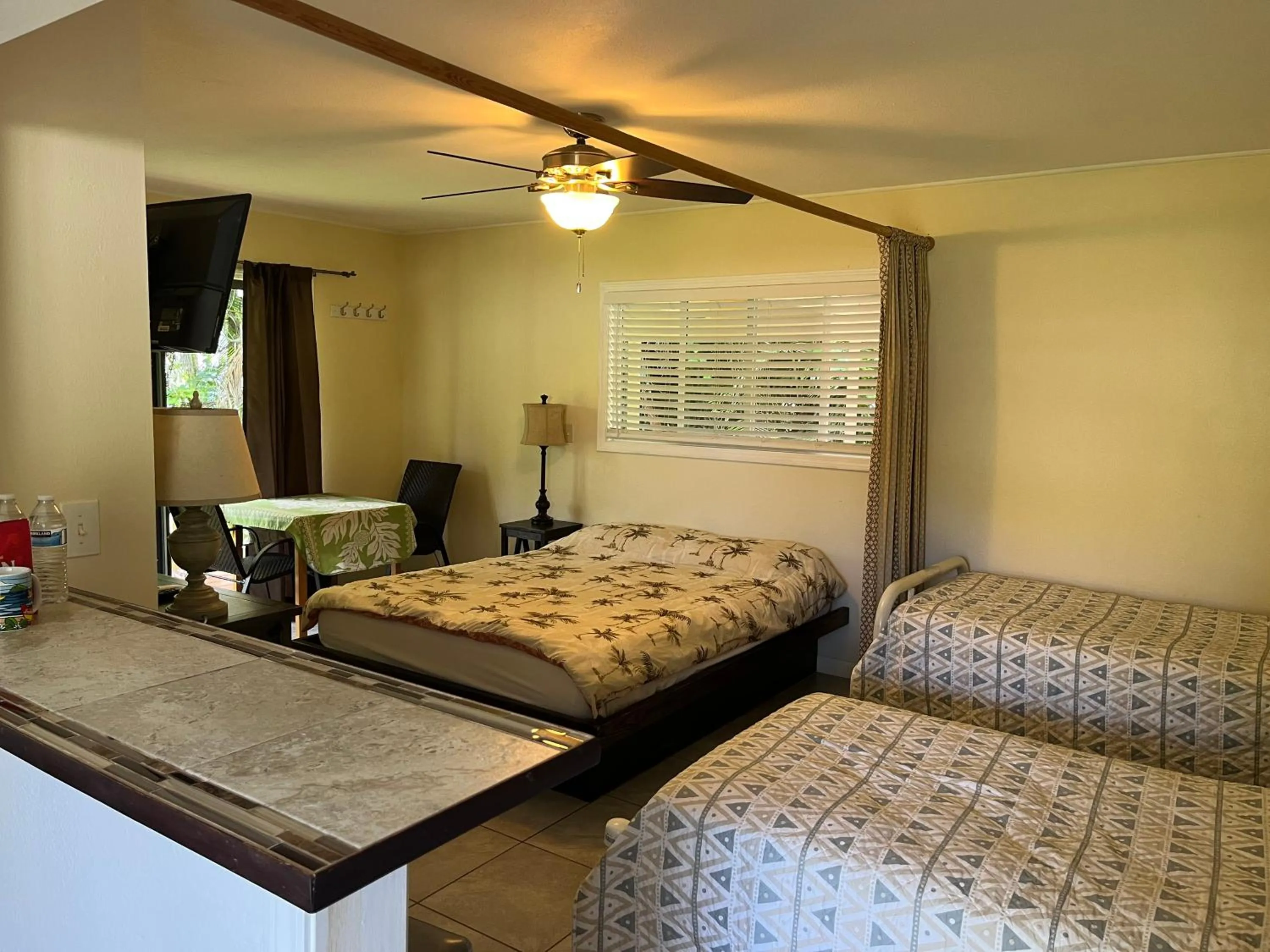 Bed in Aaron’s cottage