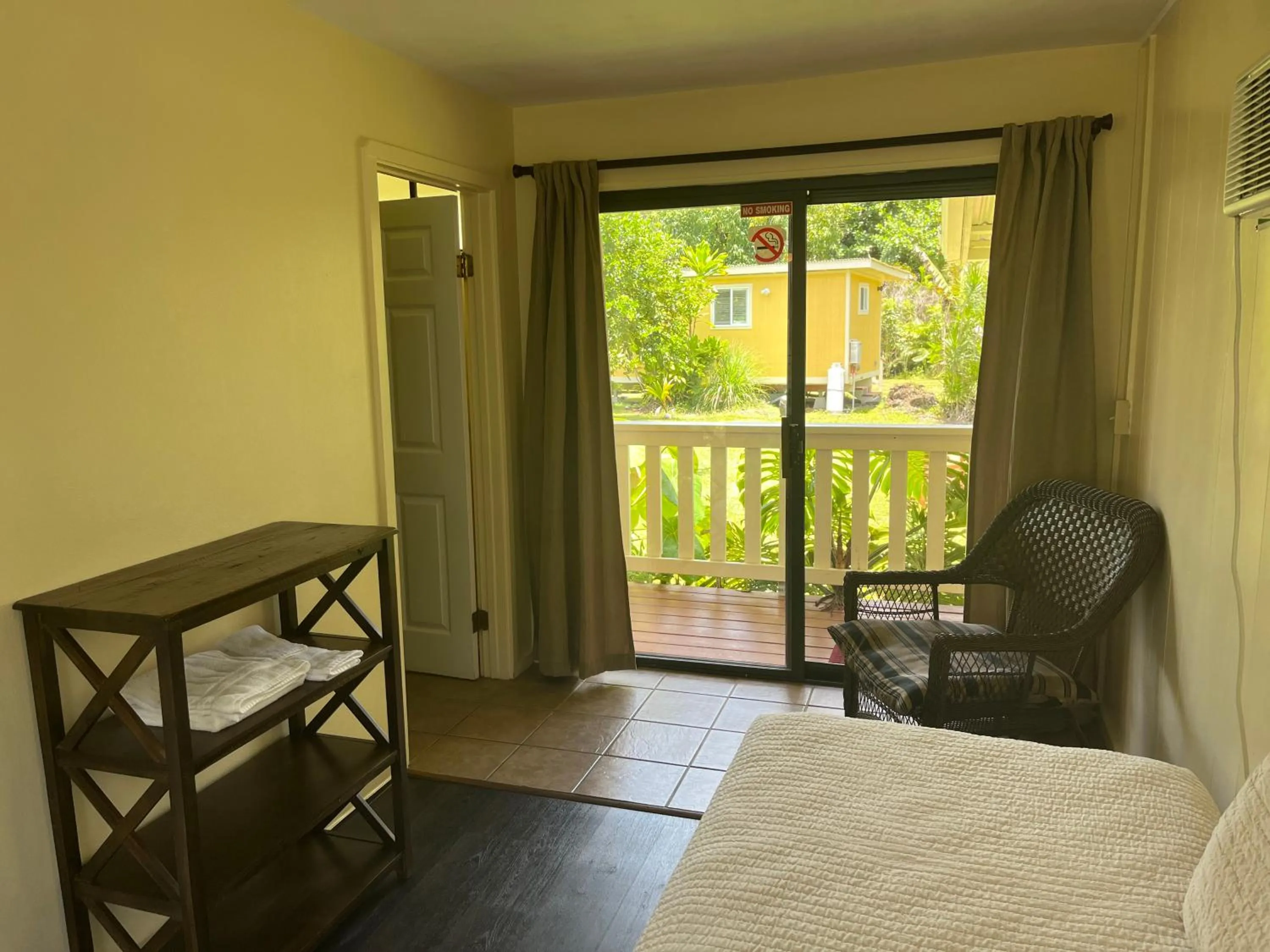 Bed in Aaron’s cottage