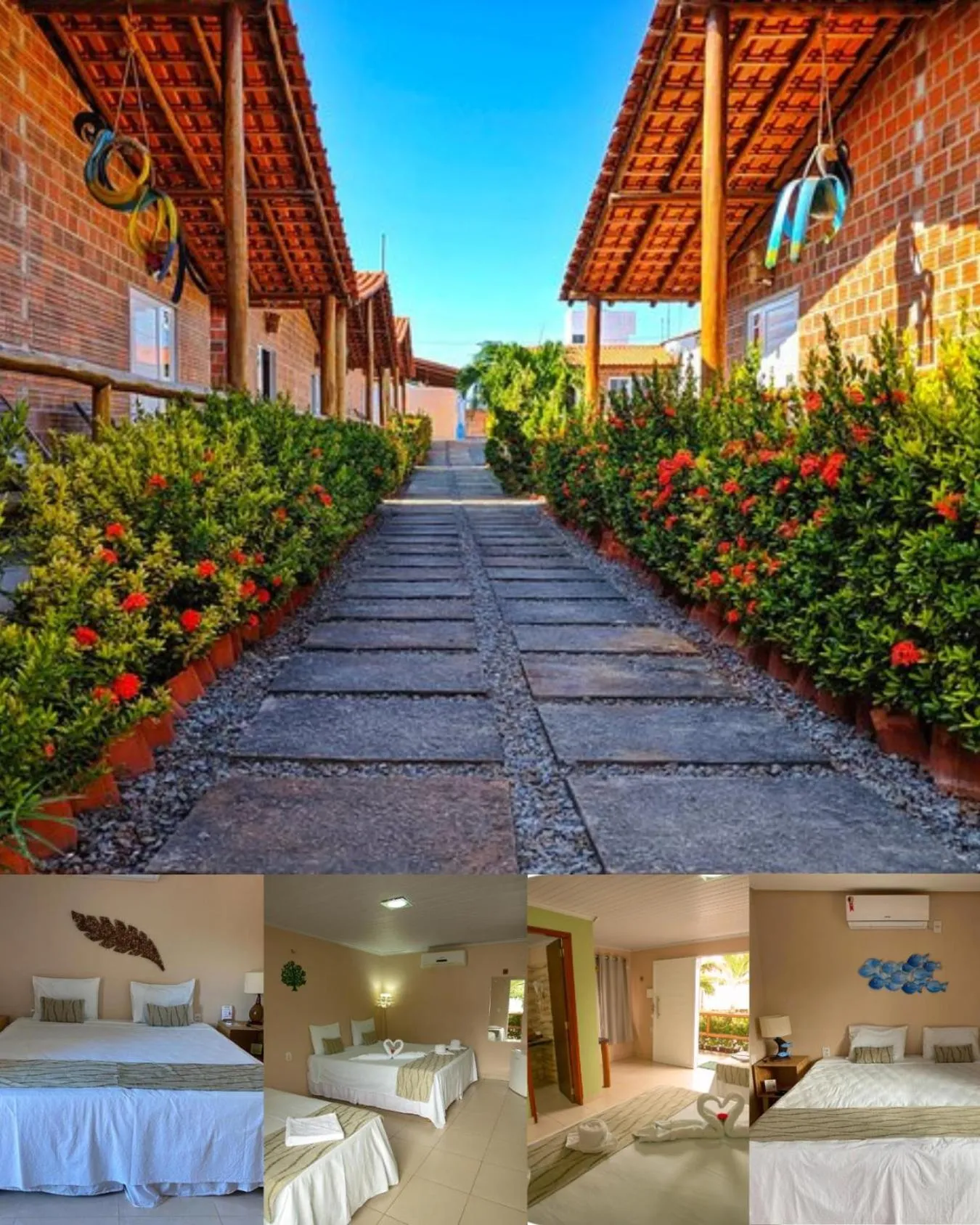 Garden, Bed in Pousada Del Mare