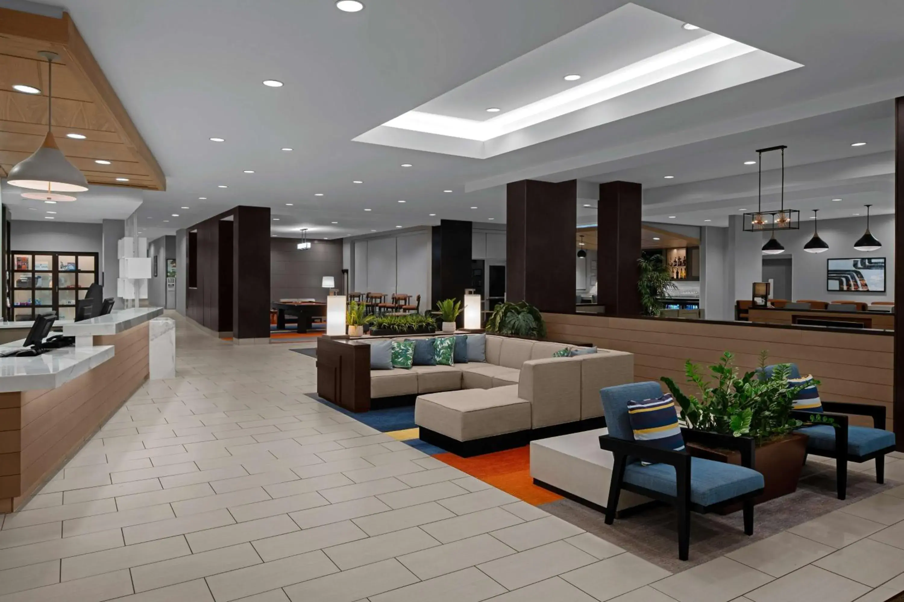 Lobby or reception in Hyatt House Raleigh North Hills Lobby or reception in Hyatt House Raleigh North Hills