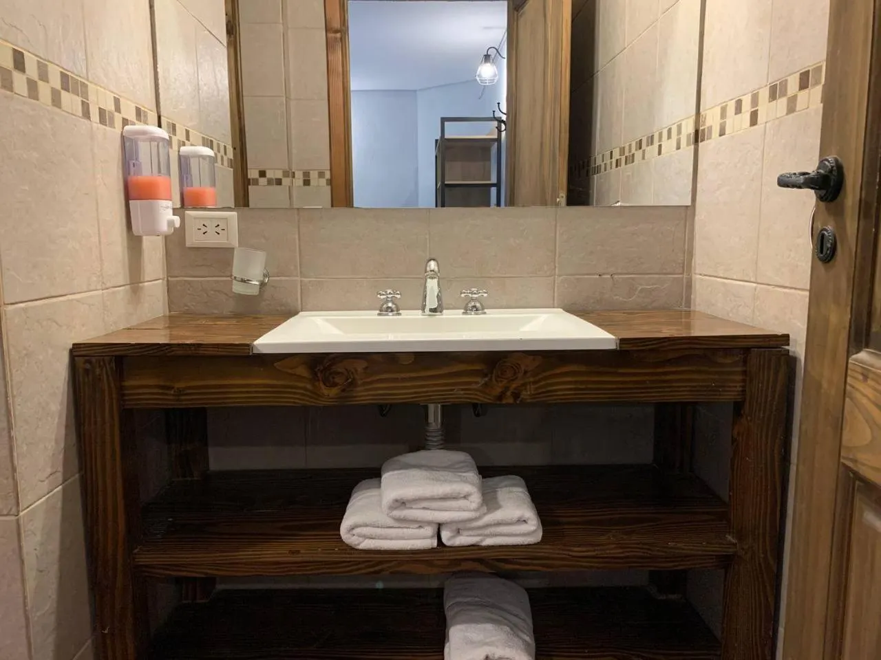 Bathroom in Del Caballero Hotel