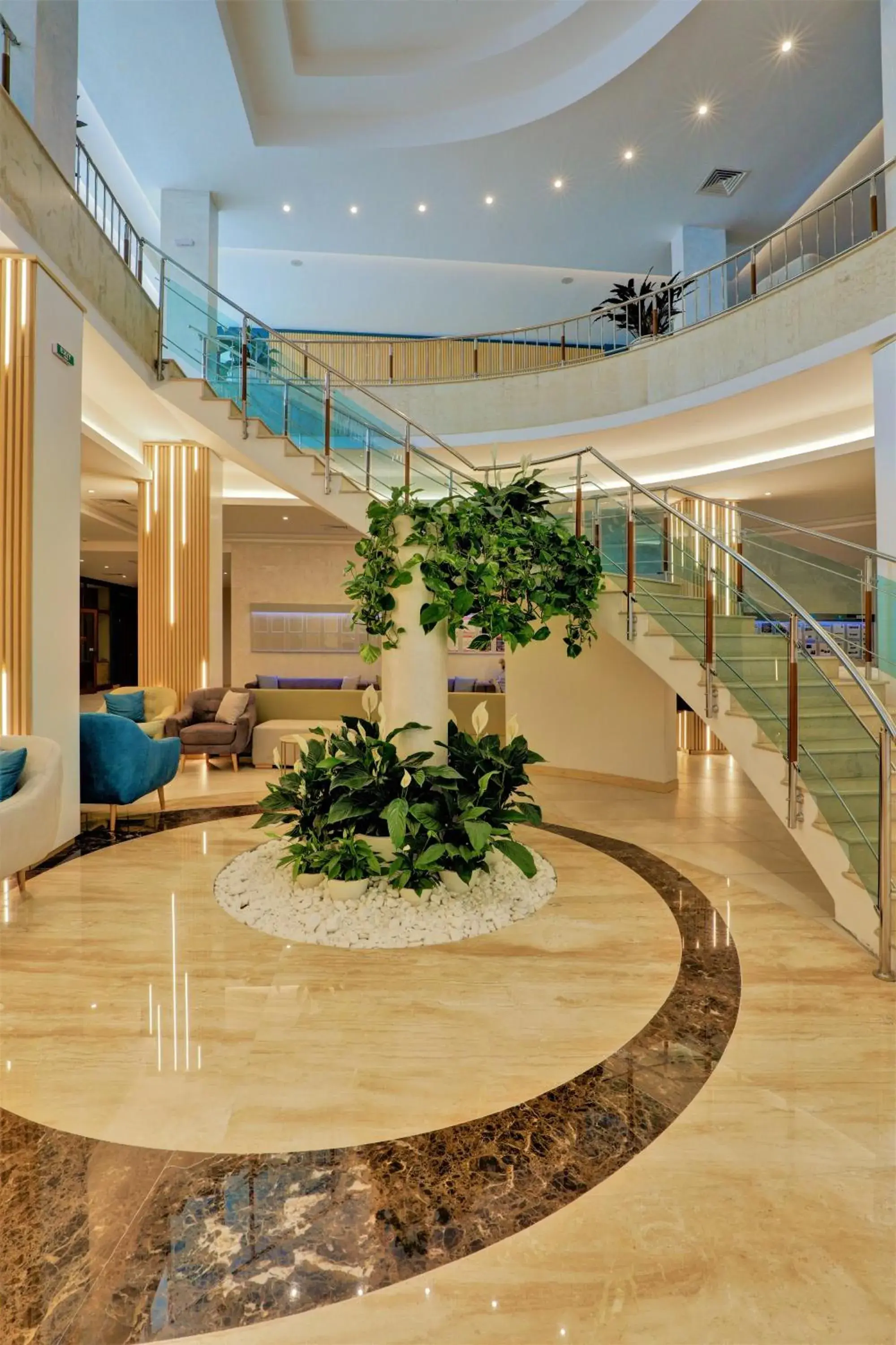 Lobby or reception in MiRaBelle Hotel - All Inclusive Lobby or reception in MiRaBelle Hotel - All Inclusive
