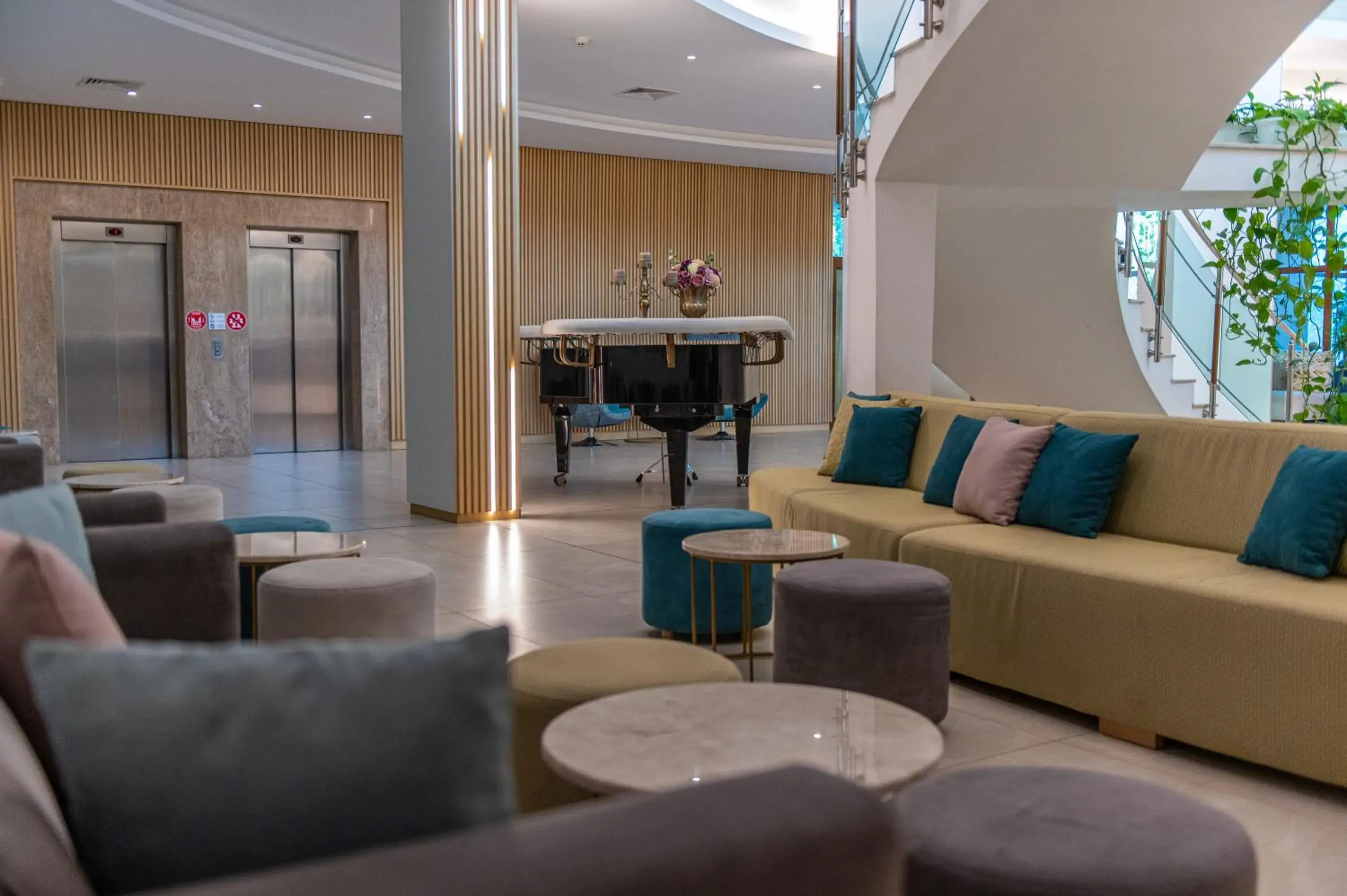 Lobby or reception in MiRaBelle Hotel - All Inclusive Lobby or reception in MiRaBelle Hotel - All Inclusive