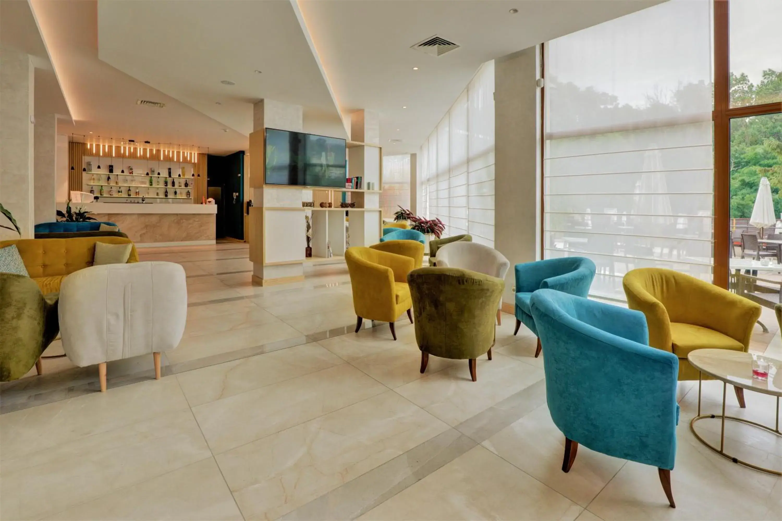 Lounge or bar in MiRaBelle Hotel - All Inclusive Lounge or bar in MiRaBelle Hotel - All Inclusive