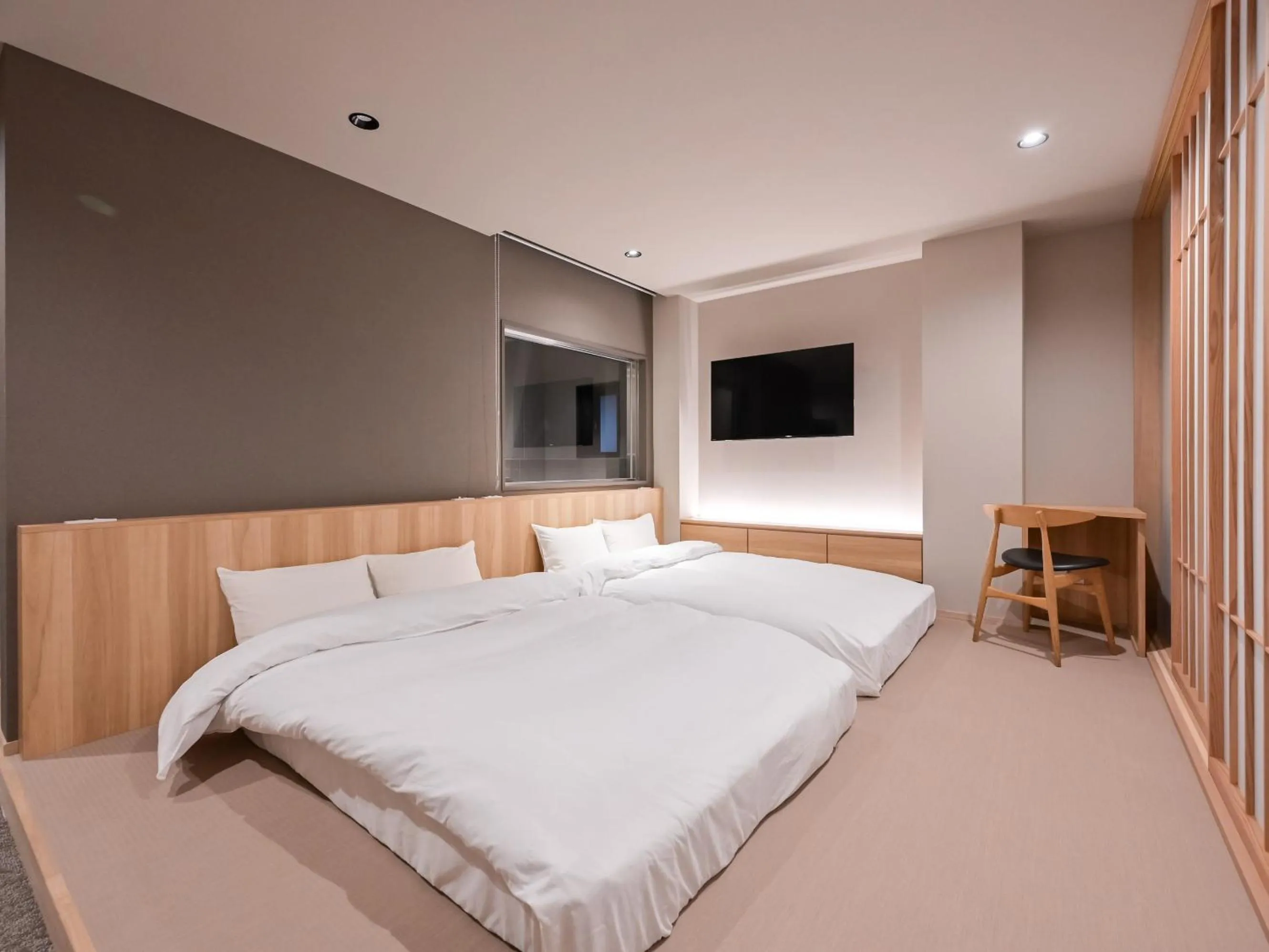 Bedroom, Bed in Ureshino Onsen Yadoya Uchiroji