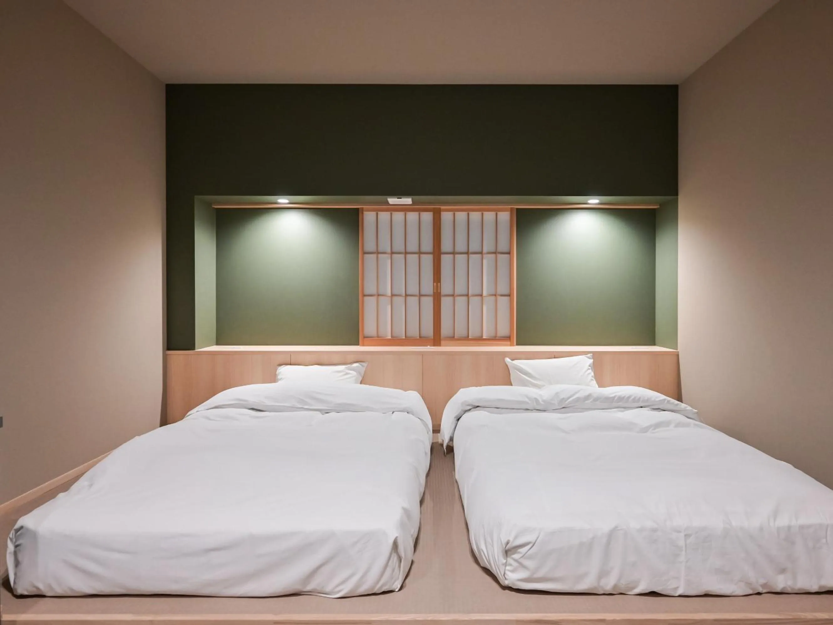Bedroom, Bed in Ureshino Onsen Yadoya Uchiroji