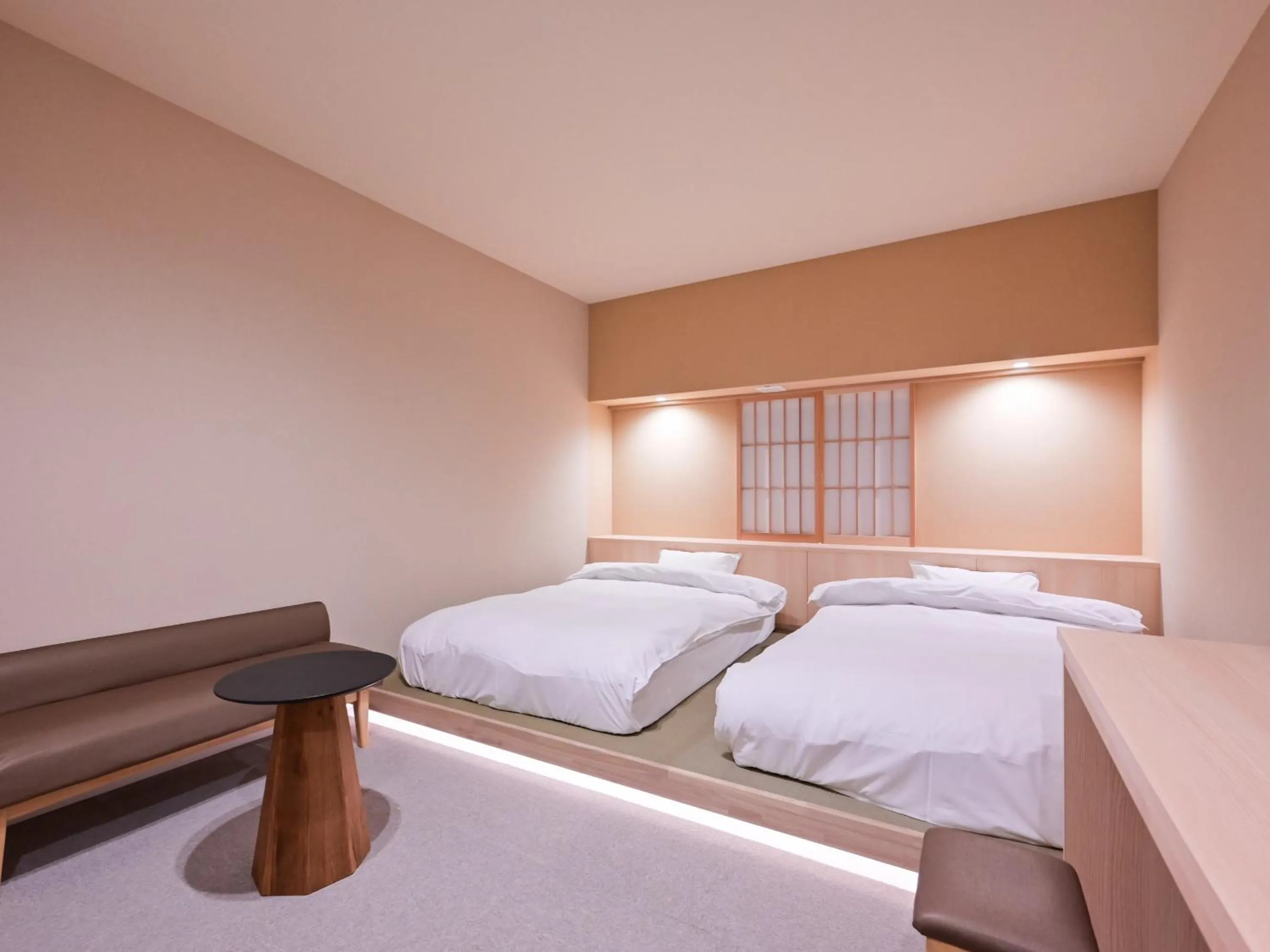 Bed in Ureshino Onsen Yadoya Uchiroji