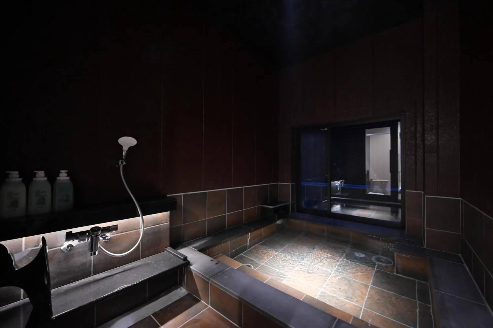 Hot Spring Bath in Ureshino Onsen Yadoya Uchiroji