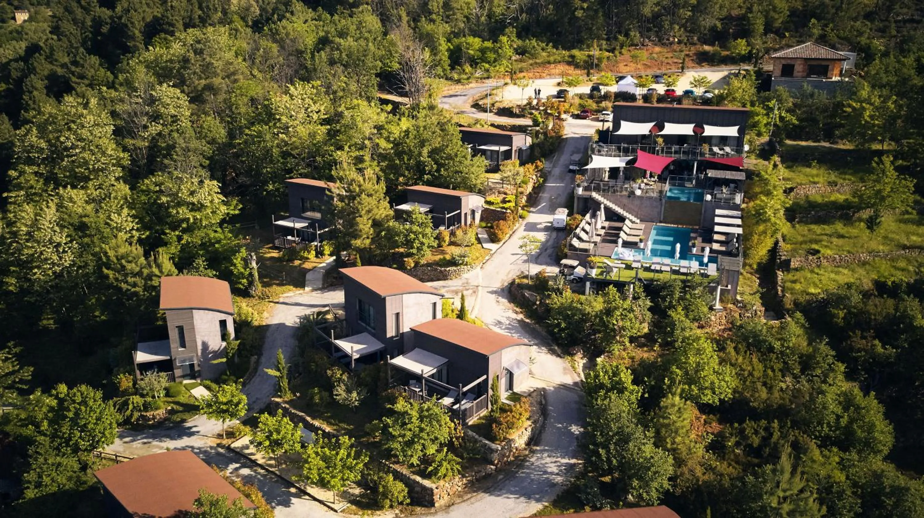 Property building in Domaine de Chalvêches Hôtel SPA 4*