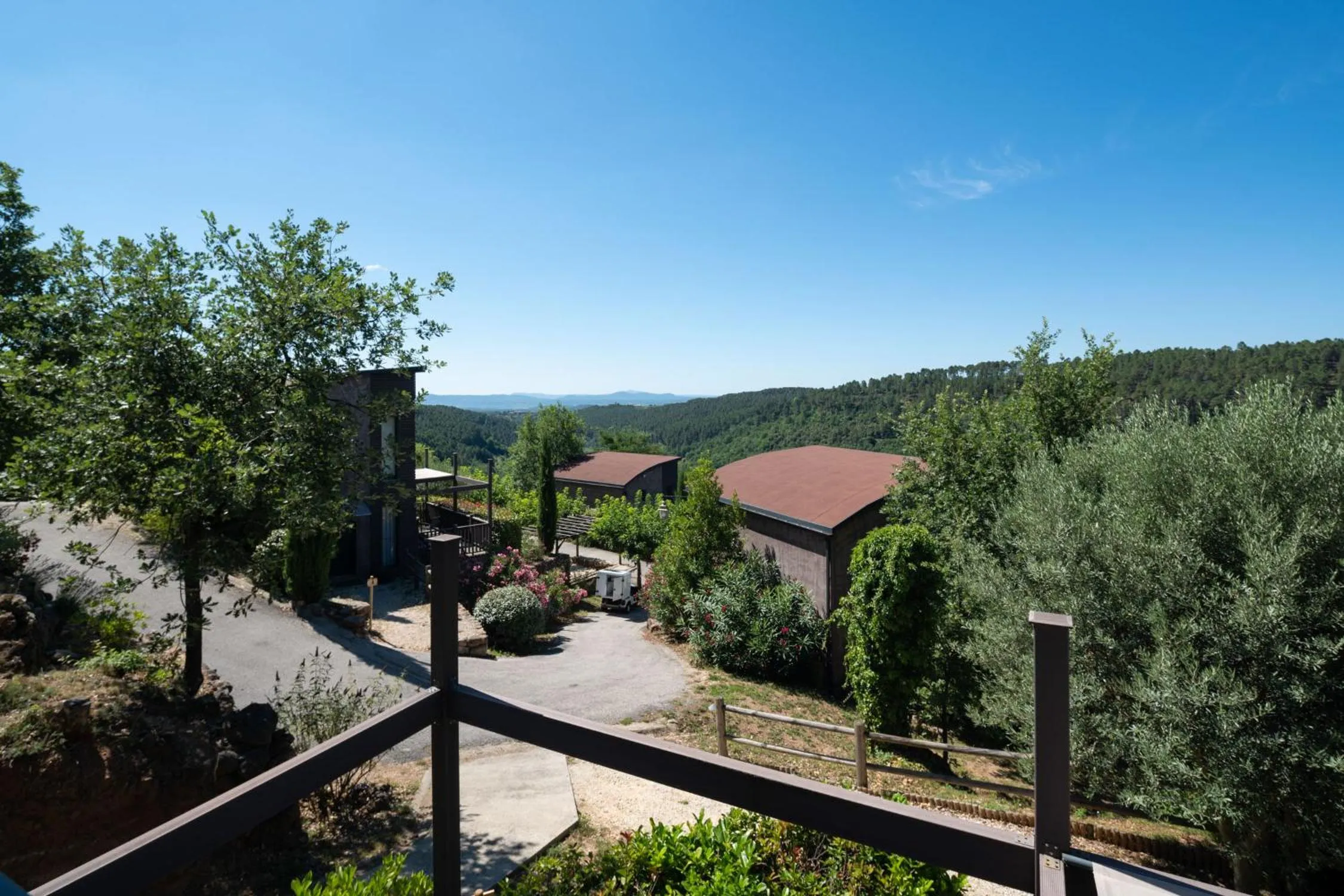Natural landscape in Domaine de Chalvêches Hôtel SPA 4*
