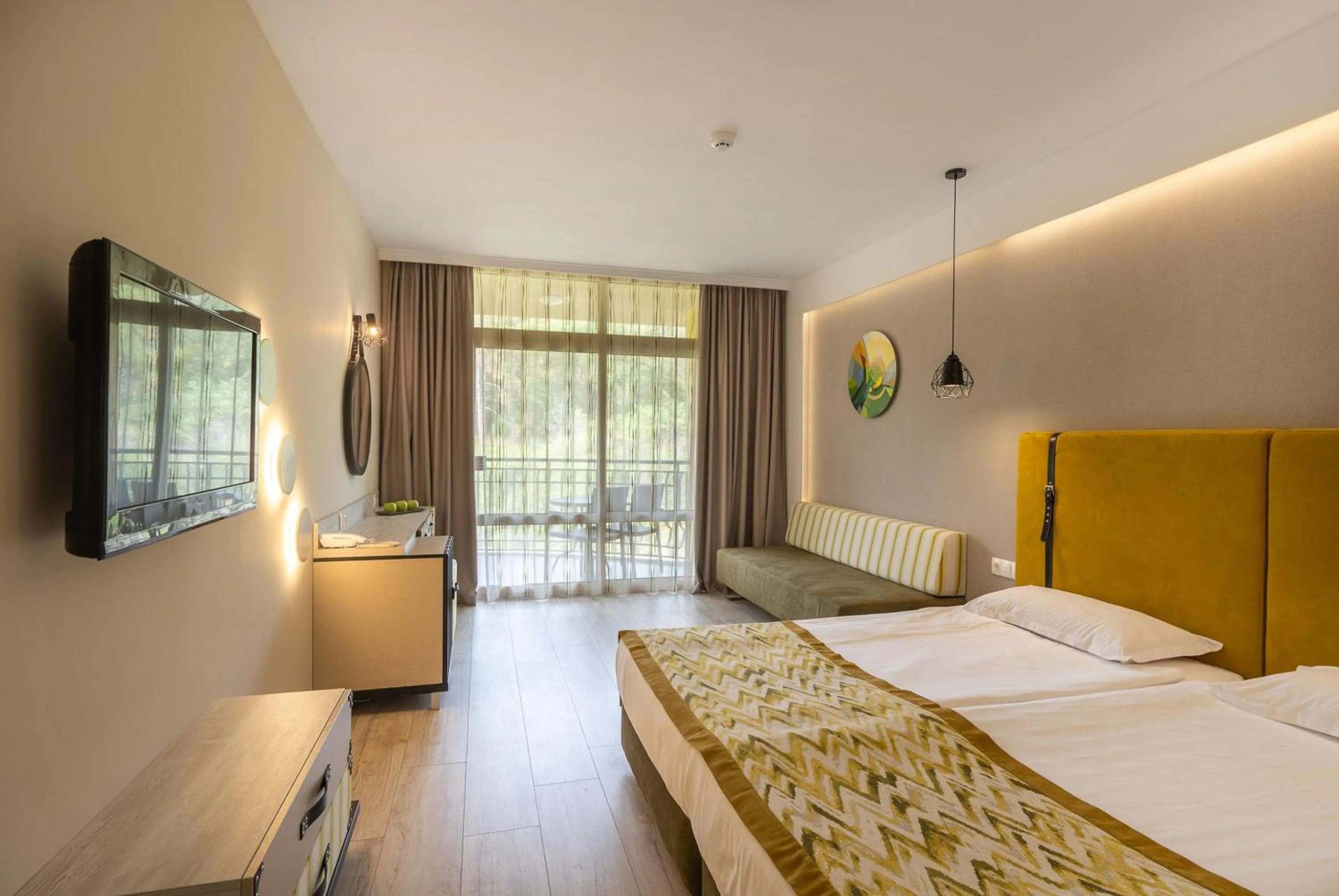 View (from property/room), Bed in GRIFID Encanto Beach Hotel - MediSPA, Ultra All Inclusive & Private Beach