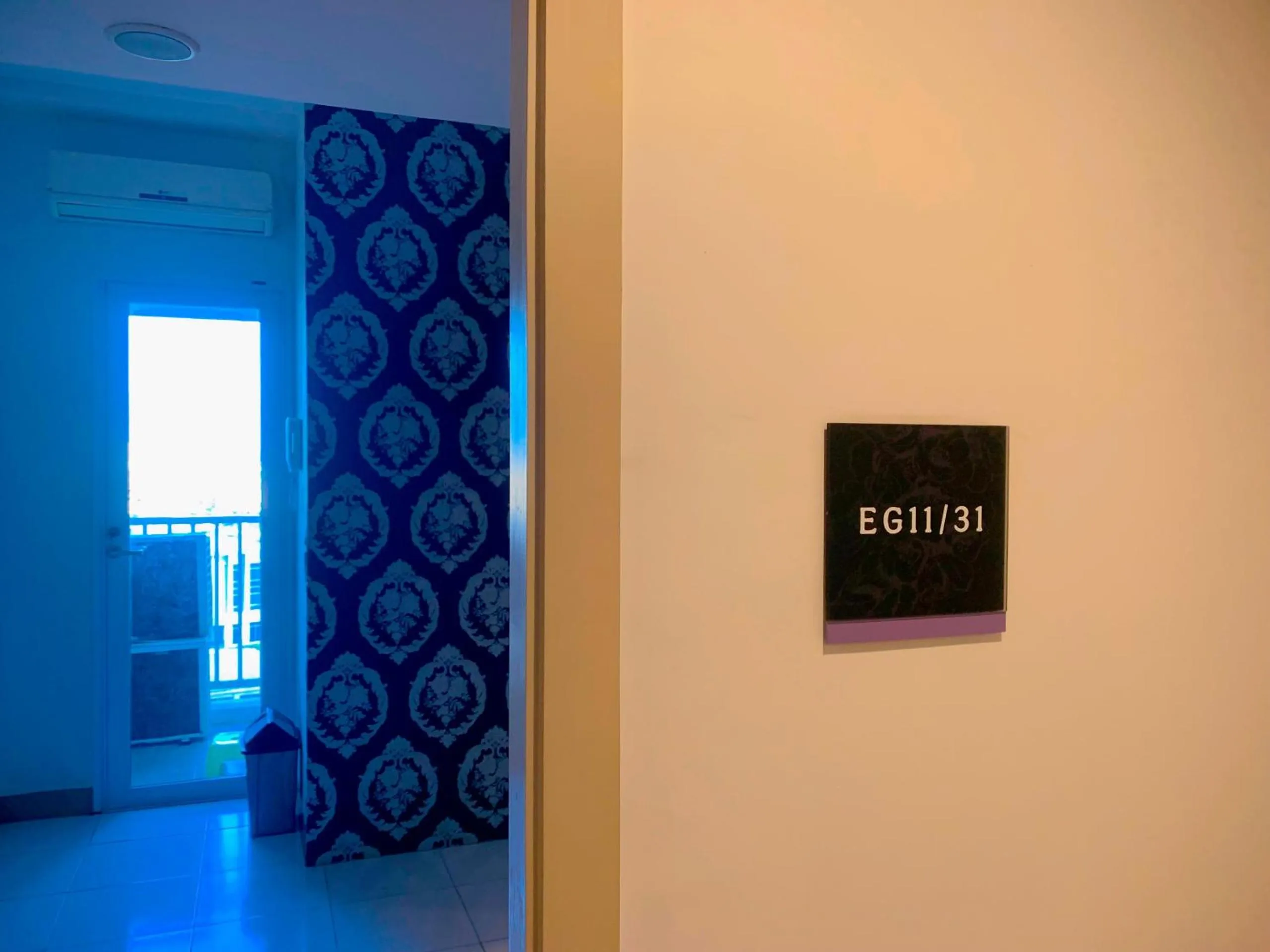 Text overlay in Apartemen Tokyo Riverside PIK 2 by Benchmark