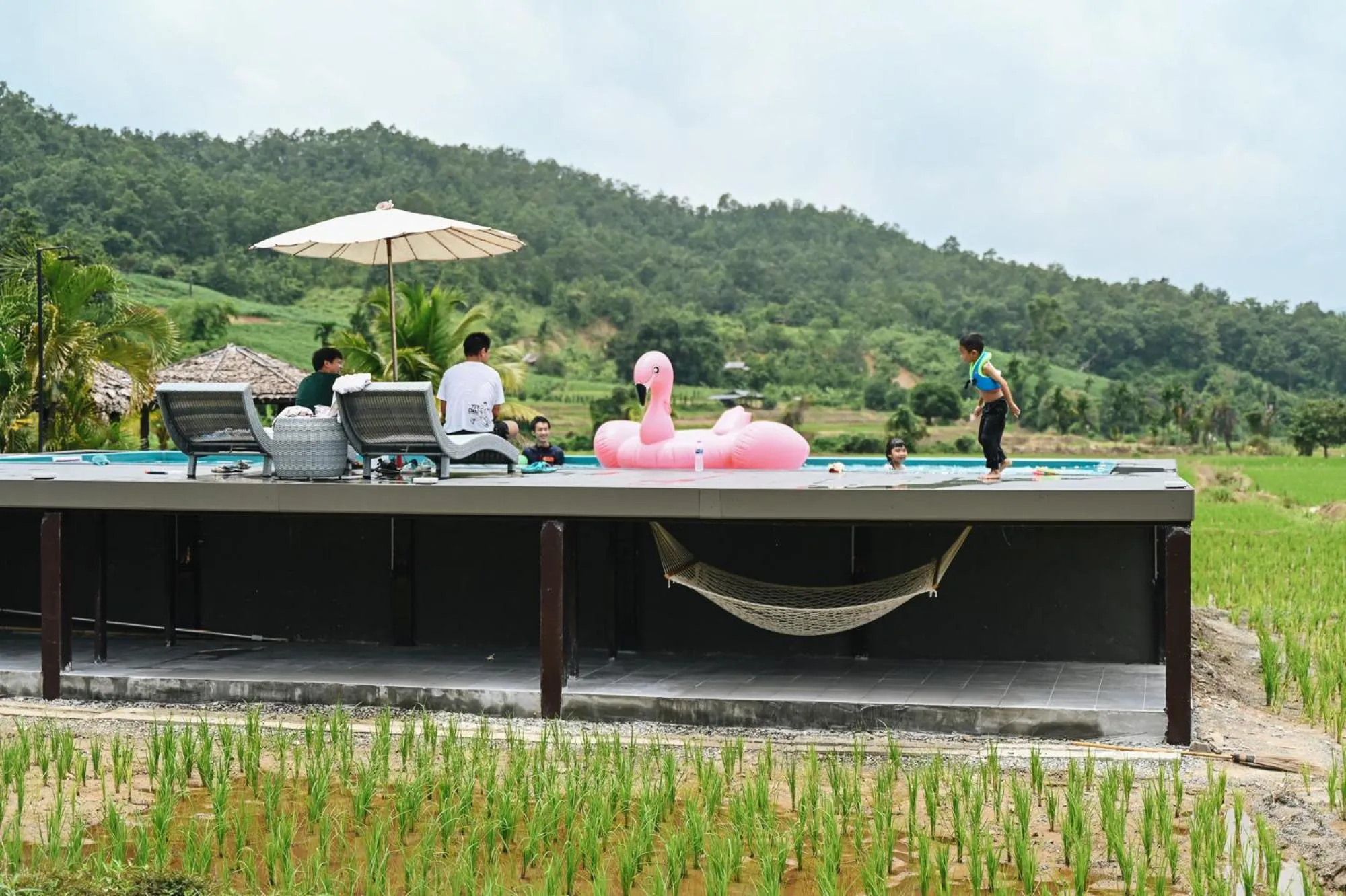 Aqua park in Herntai Resort Maelanoi