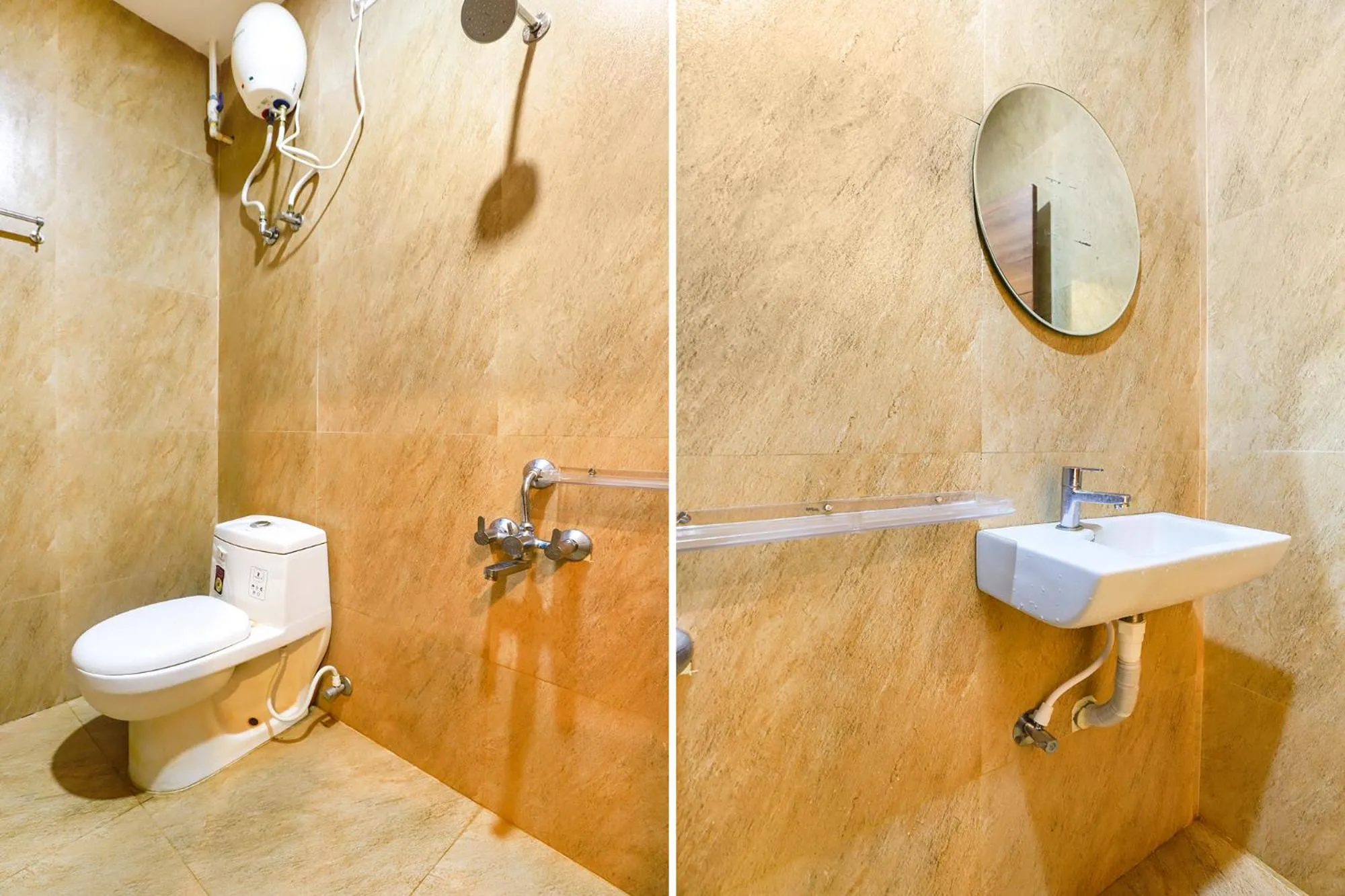 Bathroom in FabHotel Joy Residency