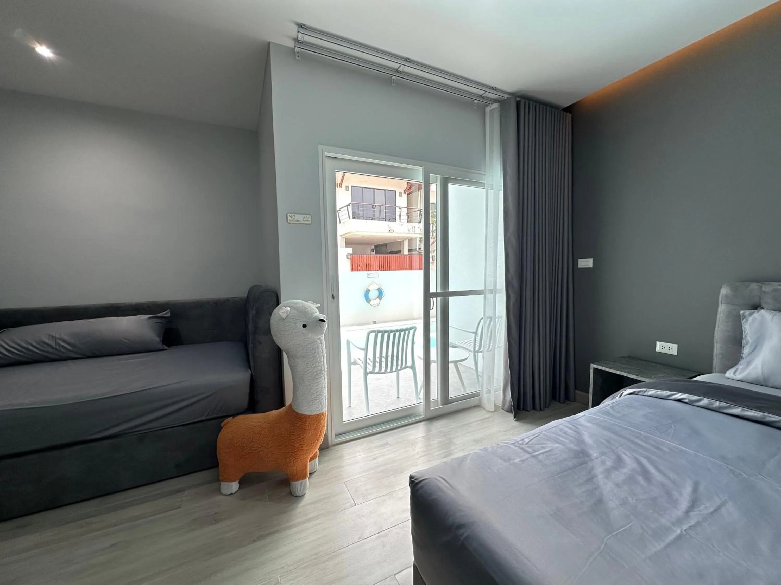 View (from property/room), Bed in Kata Place Villa