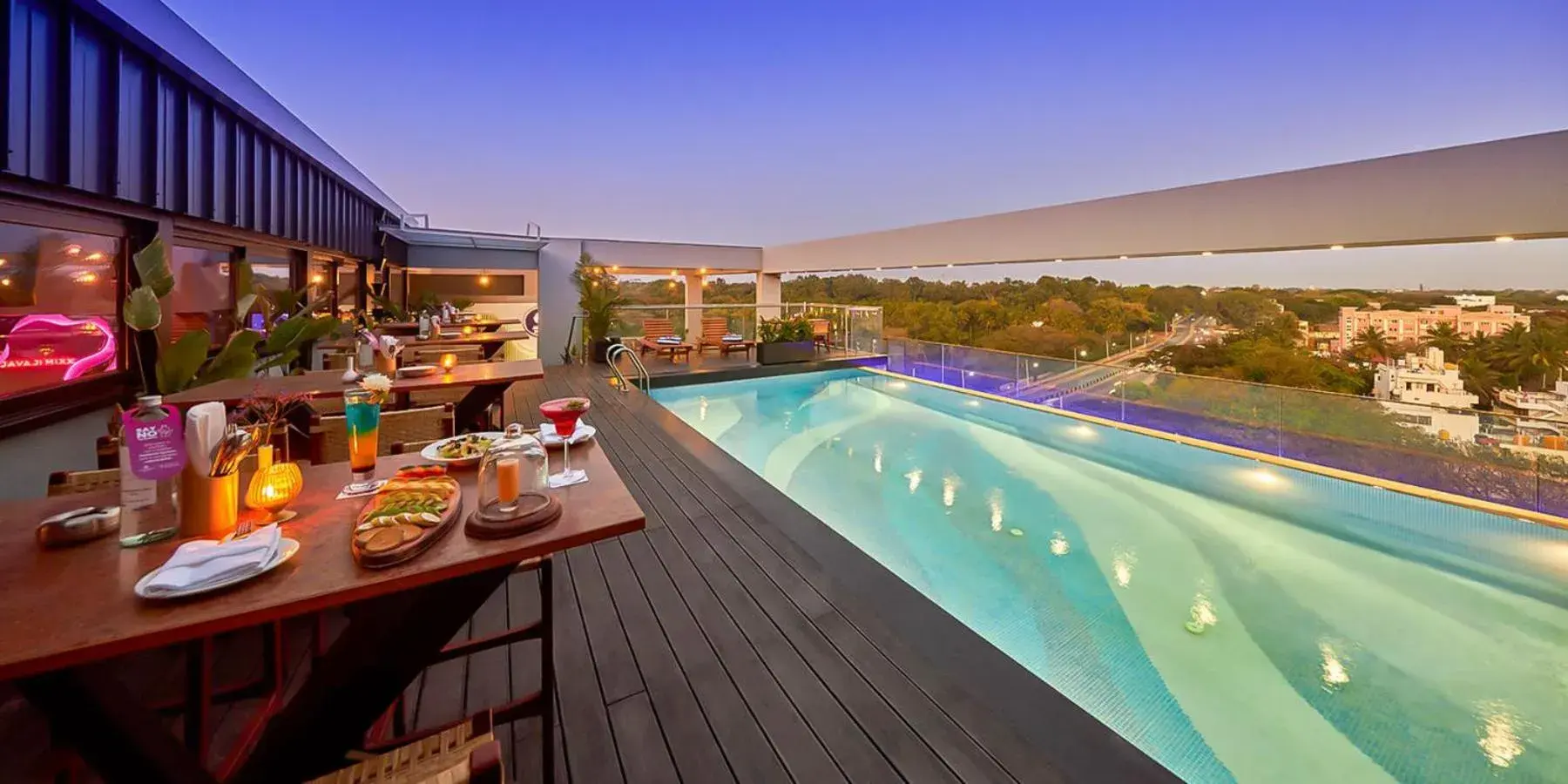 Swimming pool in Regenta Central Javaji Mysore Swimming pool in Regenta Central Javaji Mysore