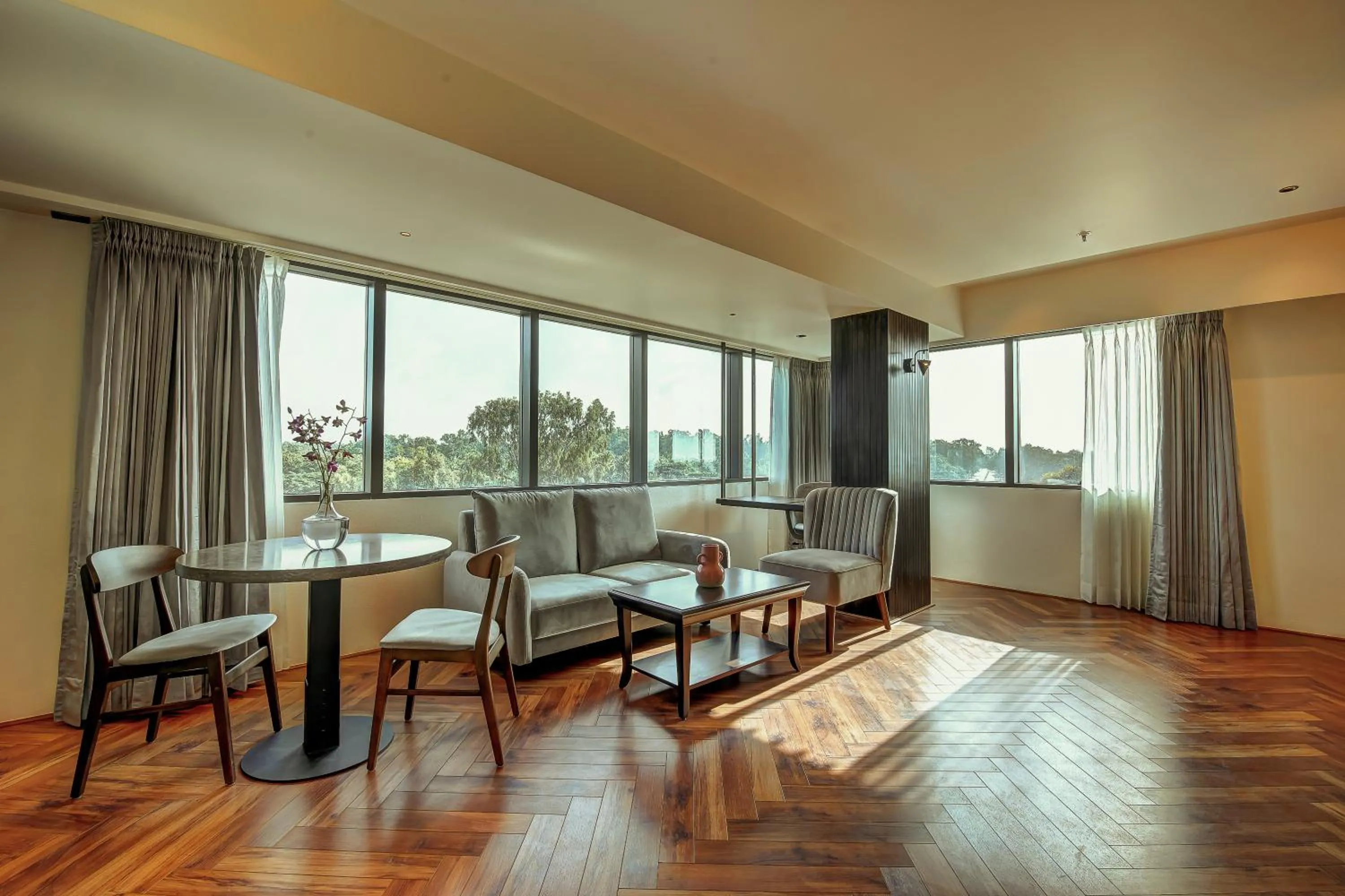 Seating area in Regenta Central Javaji Mysore