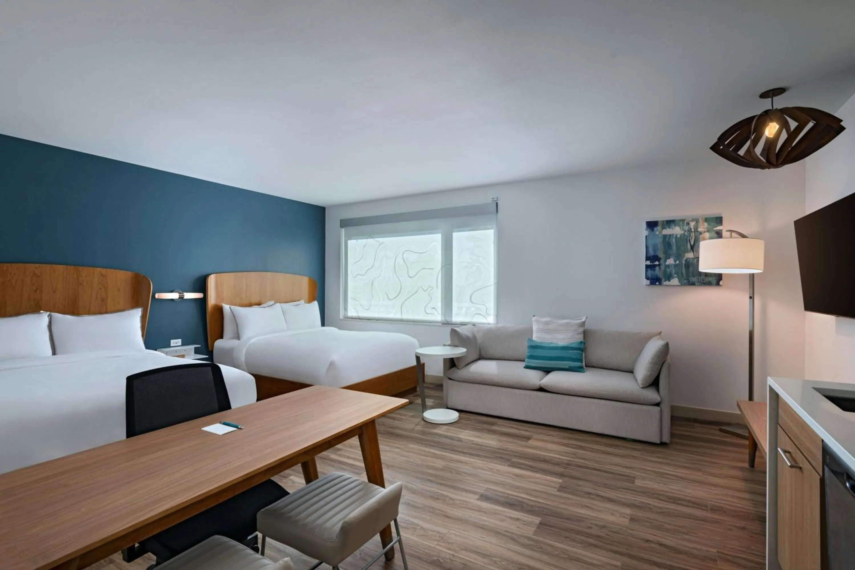 Photo of the whole room, Bed in Element Albuquerque Uptown