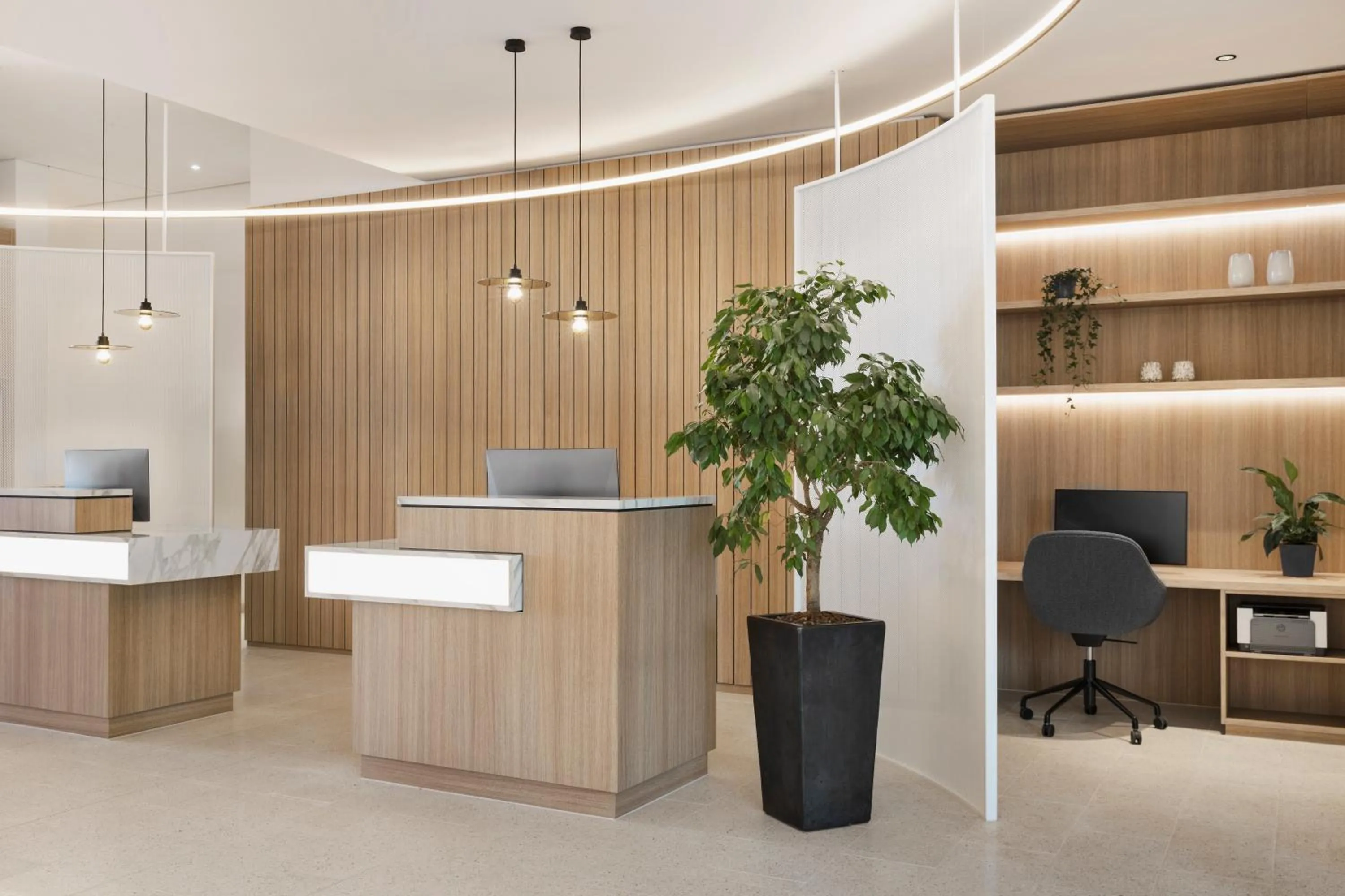Lobby or reception in Courtyard by Marriott Biel Bienne