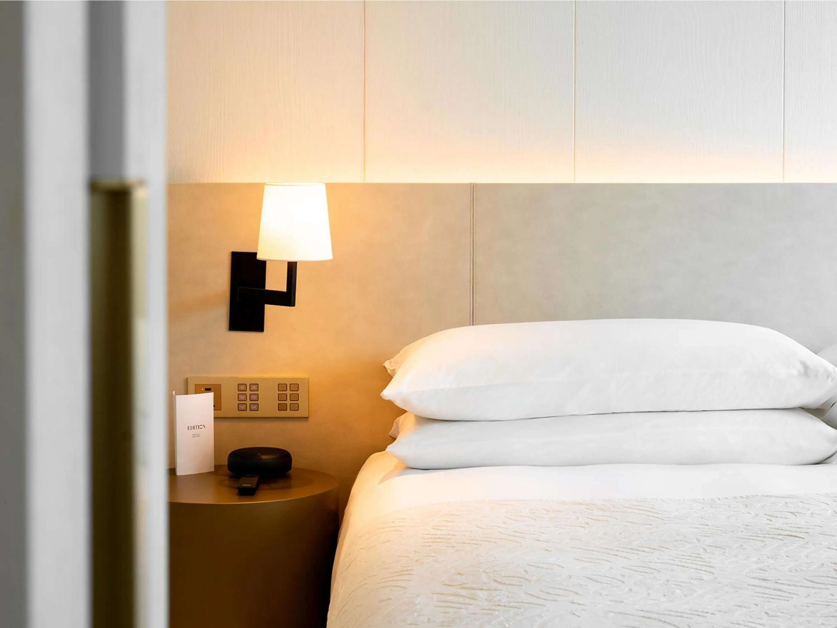 Bed in The Singapore EDITION