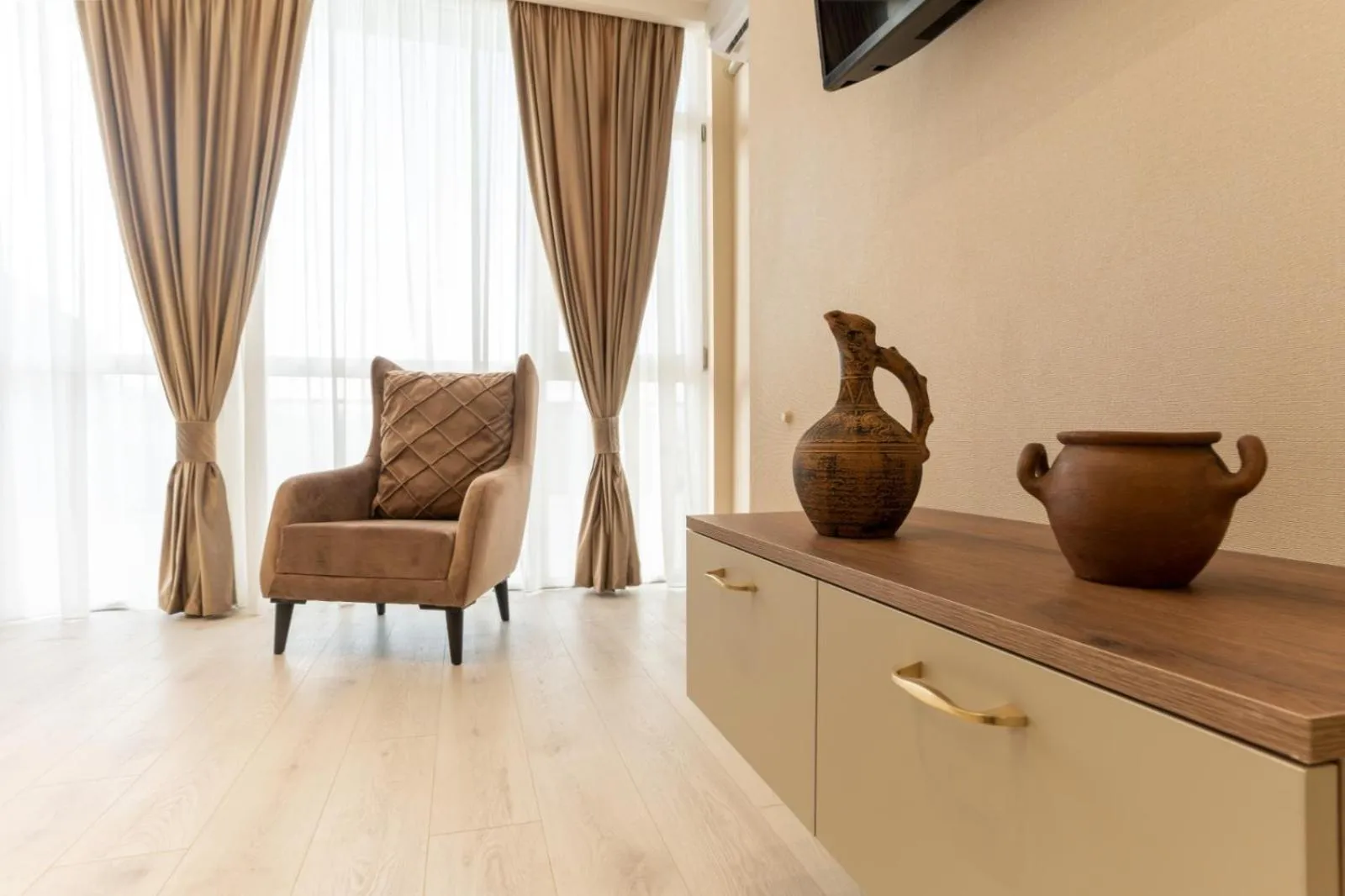 Seating area in Sky by the river